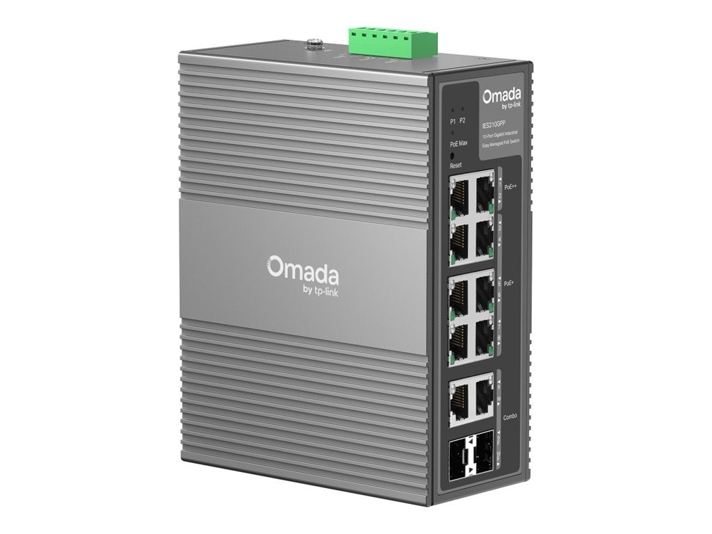 TP-LINK IES210GPP Omada Switch Network Switch 1Gbps 10-Port Power over Ethernet