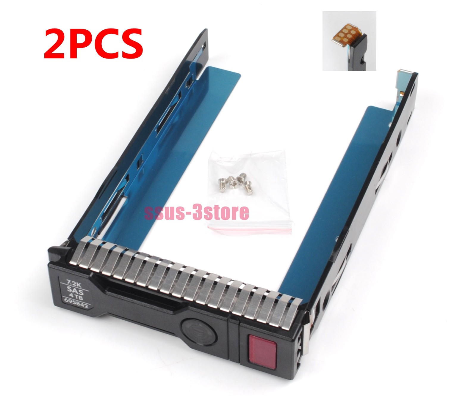 2pcs HP Original 651314-001 3.5" Drive Caddy For HP DL360p DL380 DL380p G8 G9