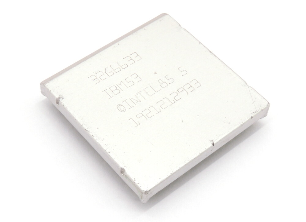 Ibm53 32g6633 25mhz Microprocessor Mpu Metal Case Pga-132 Vintage Cpu 1992