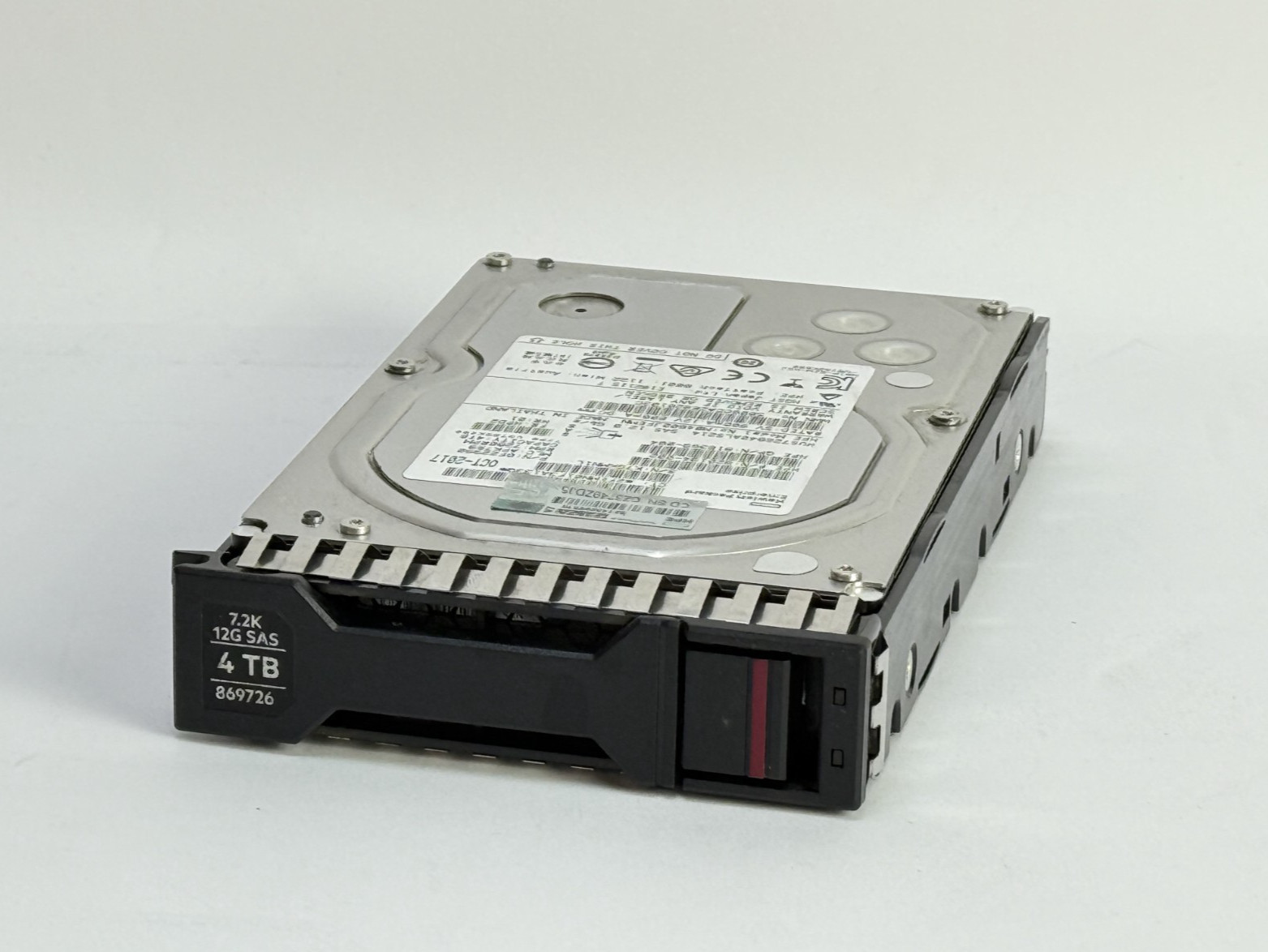 HPE 4TB 7.2K SAS 12G 3.5" LFF HDD Hard Drive HGST BC Basic Carrier 869726-001