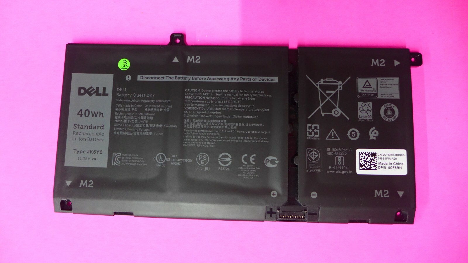 Genuine Dell Latitude 3410 3510 40Wh Laptop Battery JK6Y6