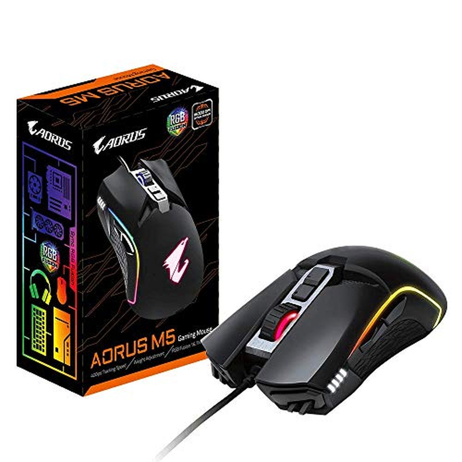 GIGABYTE GM-AORUS M5-16000 DPI Gaming Mouse 1.0