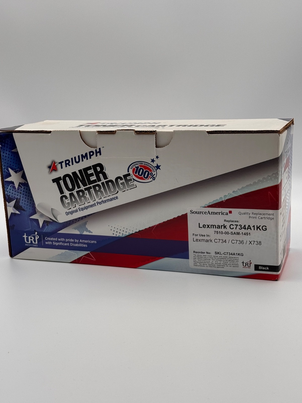 Lexmark C734A1KG | For C734 C736 C738 Black Premium Compatible Toner Cartridge
