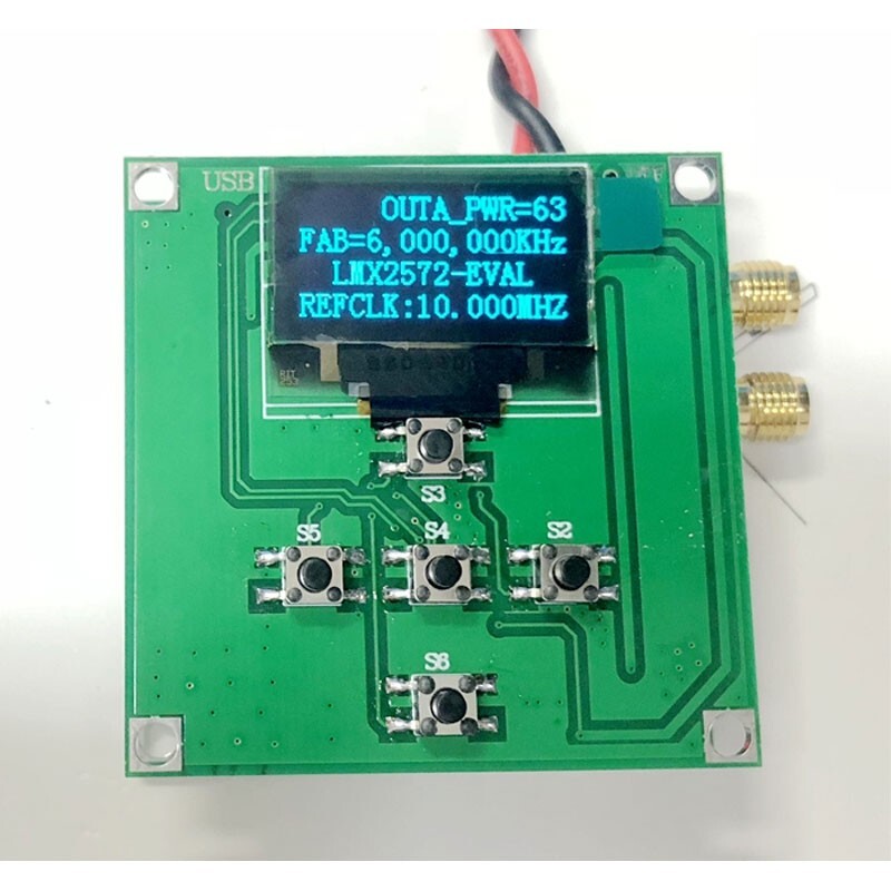 LMX2572 Core Board Phase Locked Loop 75mA w/STC Main Control Board and 0.96"OLED