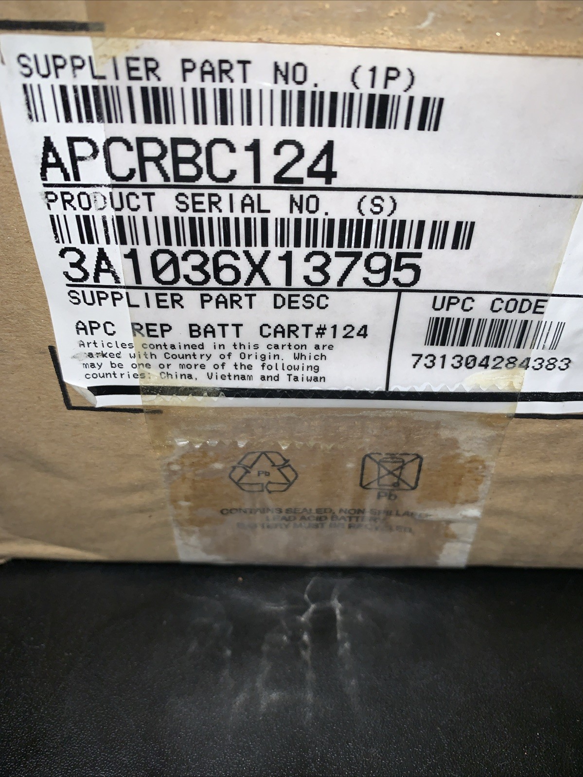 Powerwarehouse APCRBC124 compatible battery for APC Back-UPS 1000, 1050, 1200 Et