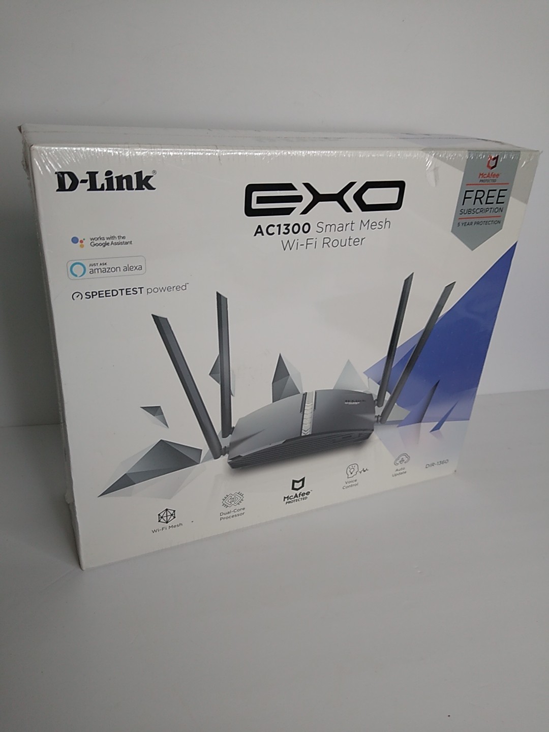 NEW SEALED D-Link EXO AC1300 Smart Mesh WiFi Router - DIR-1360