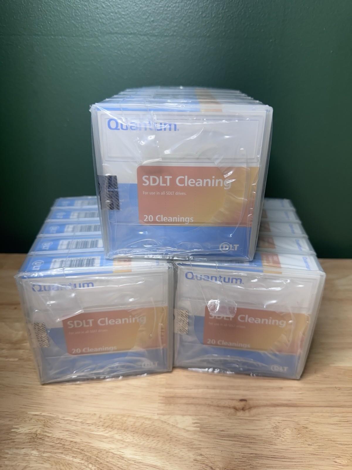 Quantum SDLT Cleaning Tape 5-Pack MR-SACCL-01, 20 Uses Each 