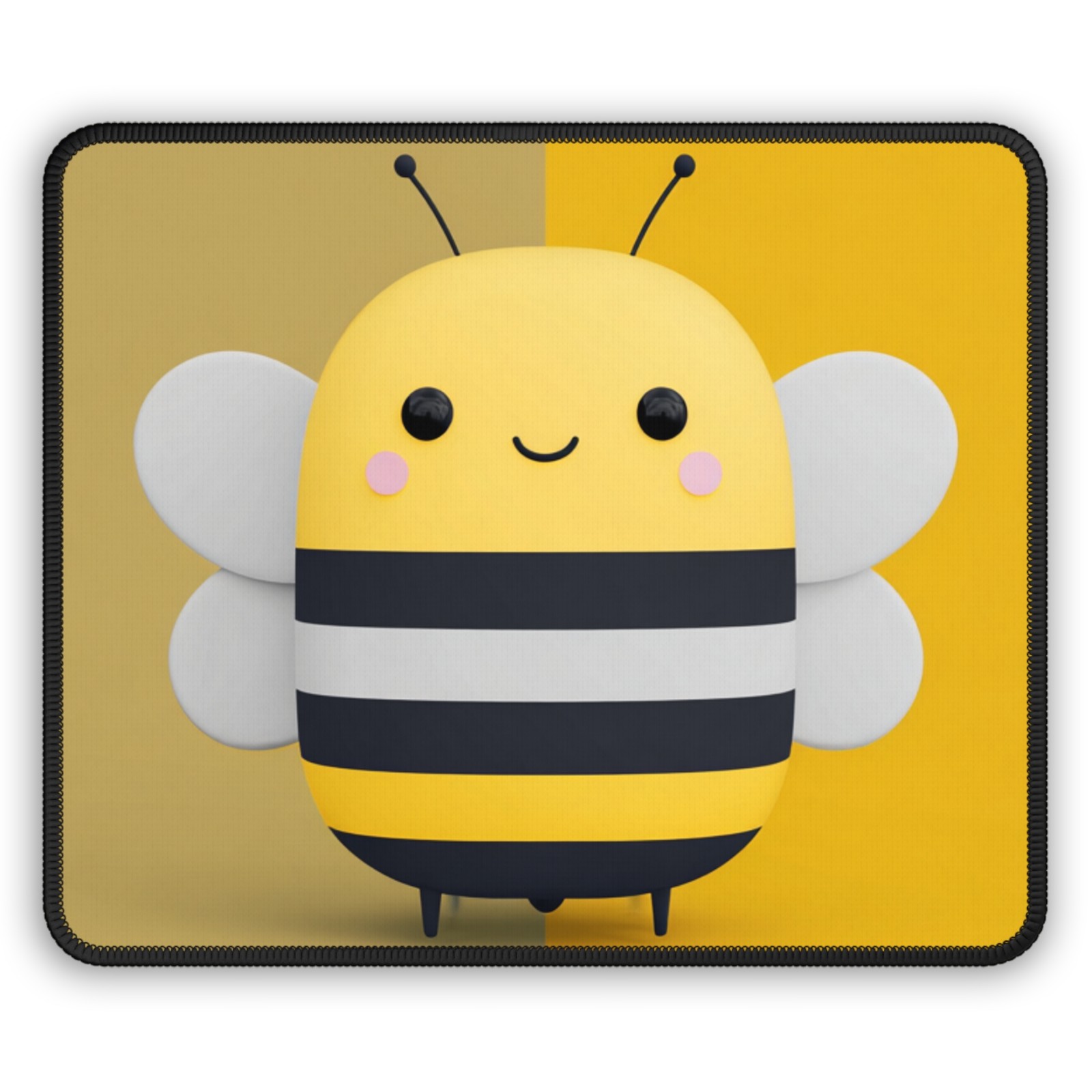Cute Cartoon Bee Gaming Mouse Pad | Kawaii Bumblebee Desk Mat
