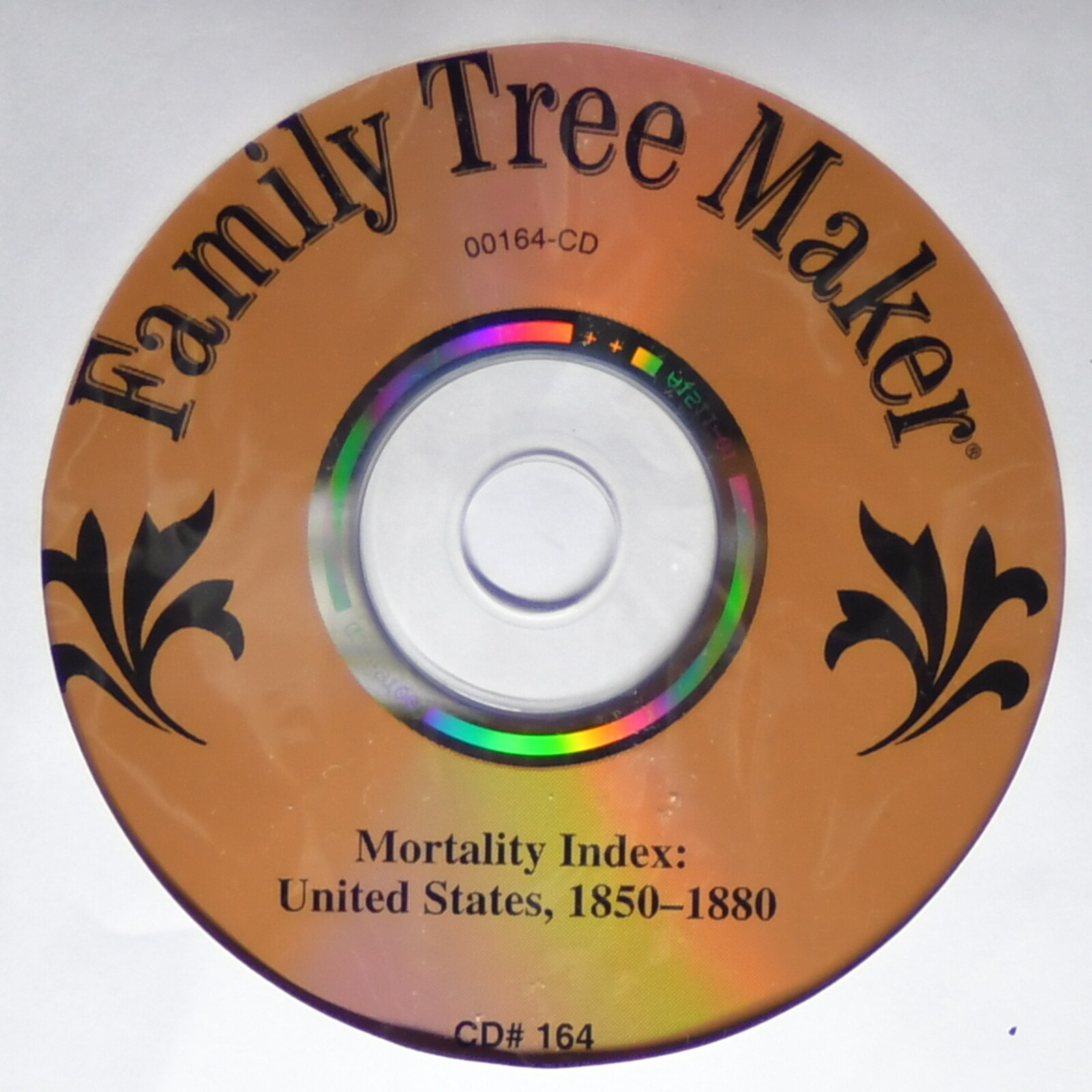 Broderbund Family Tree Maker Data CD # 164 Mortality Index 1850-1880