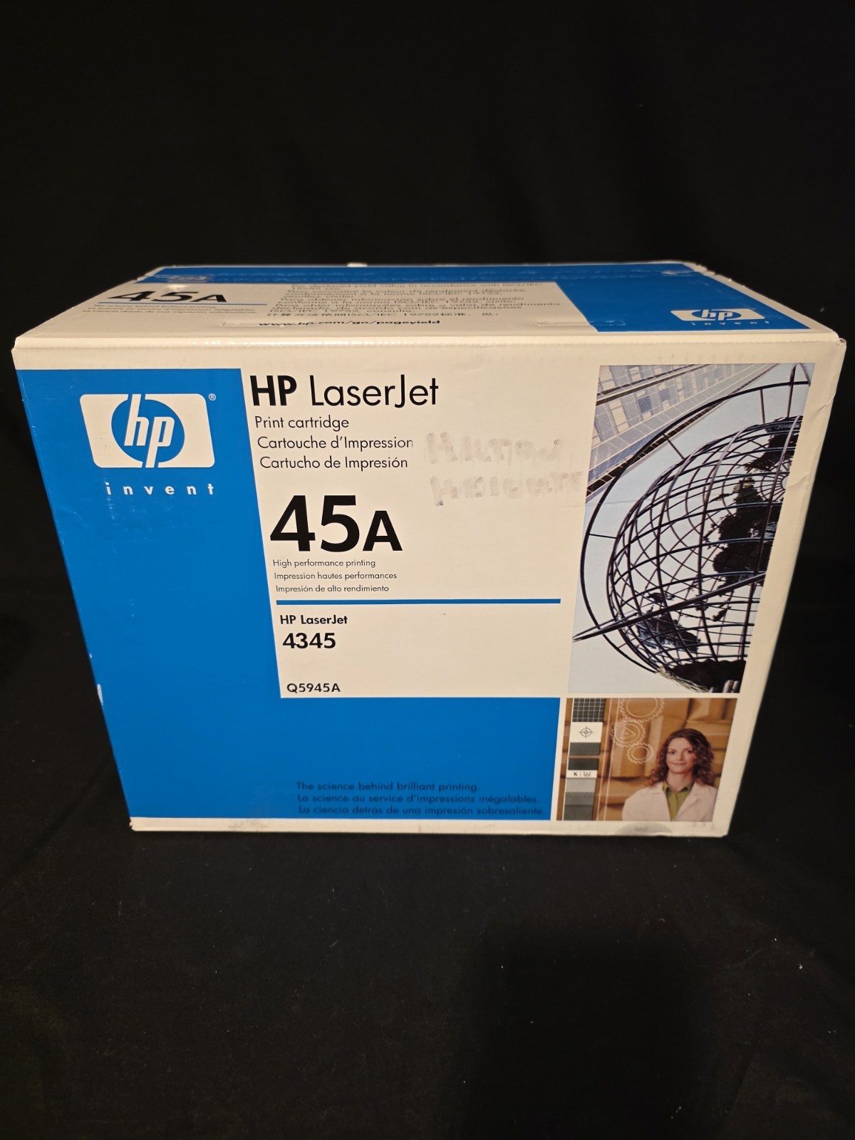HP 45A Black LaserJet Toner Cartridge Q5945A