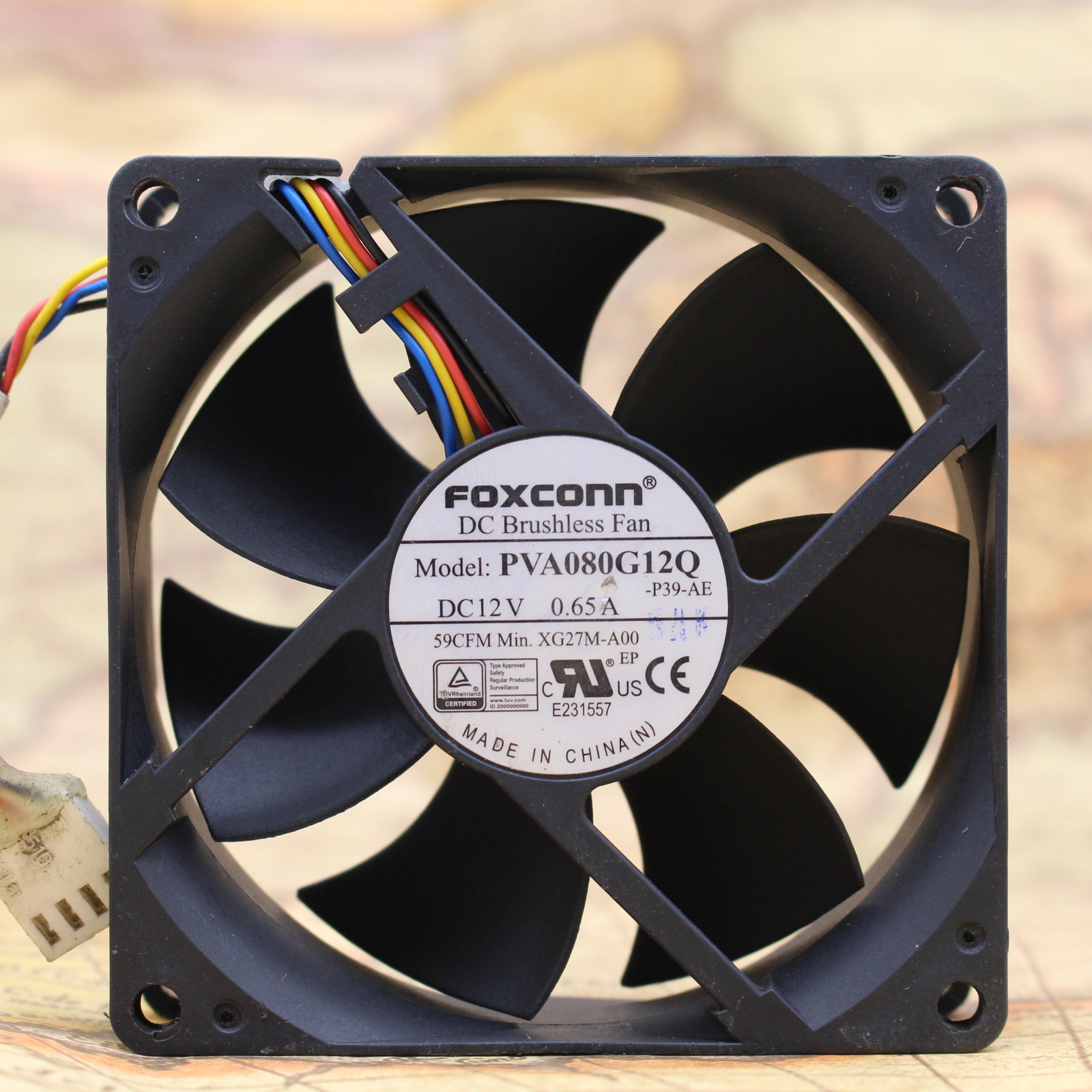 1PC New FOXCONN PVA080G12Q Fan DC12V 0.65A Fast Shipping