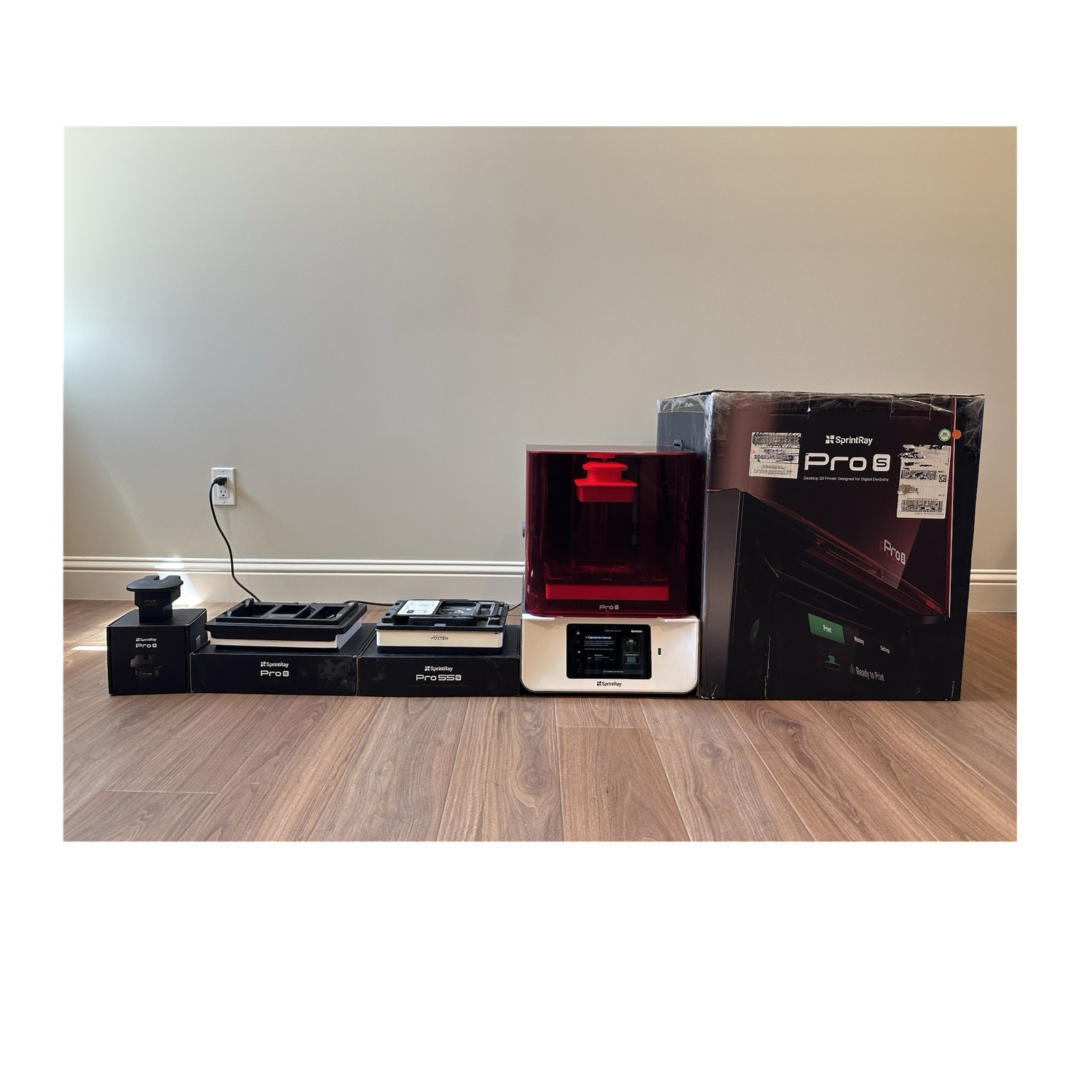 SprintRay Pro S 3D Printer SRP2110B USB Touchscreen with Accessories Included
