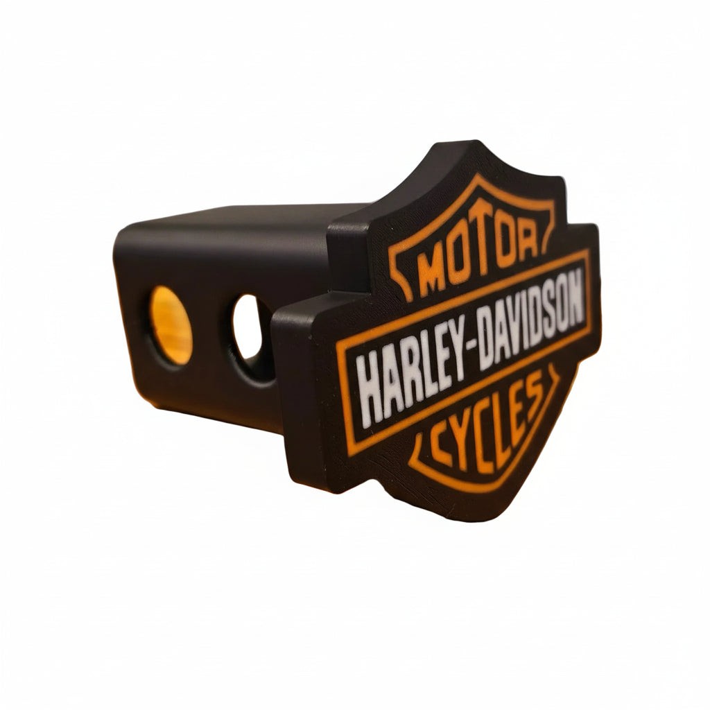 Harley Davidson Hitch Cover 2" Receiver 3D Printed Logo