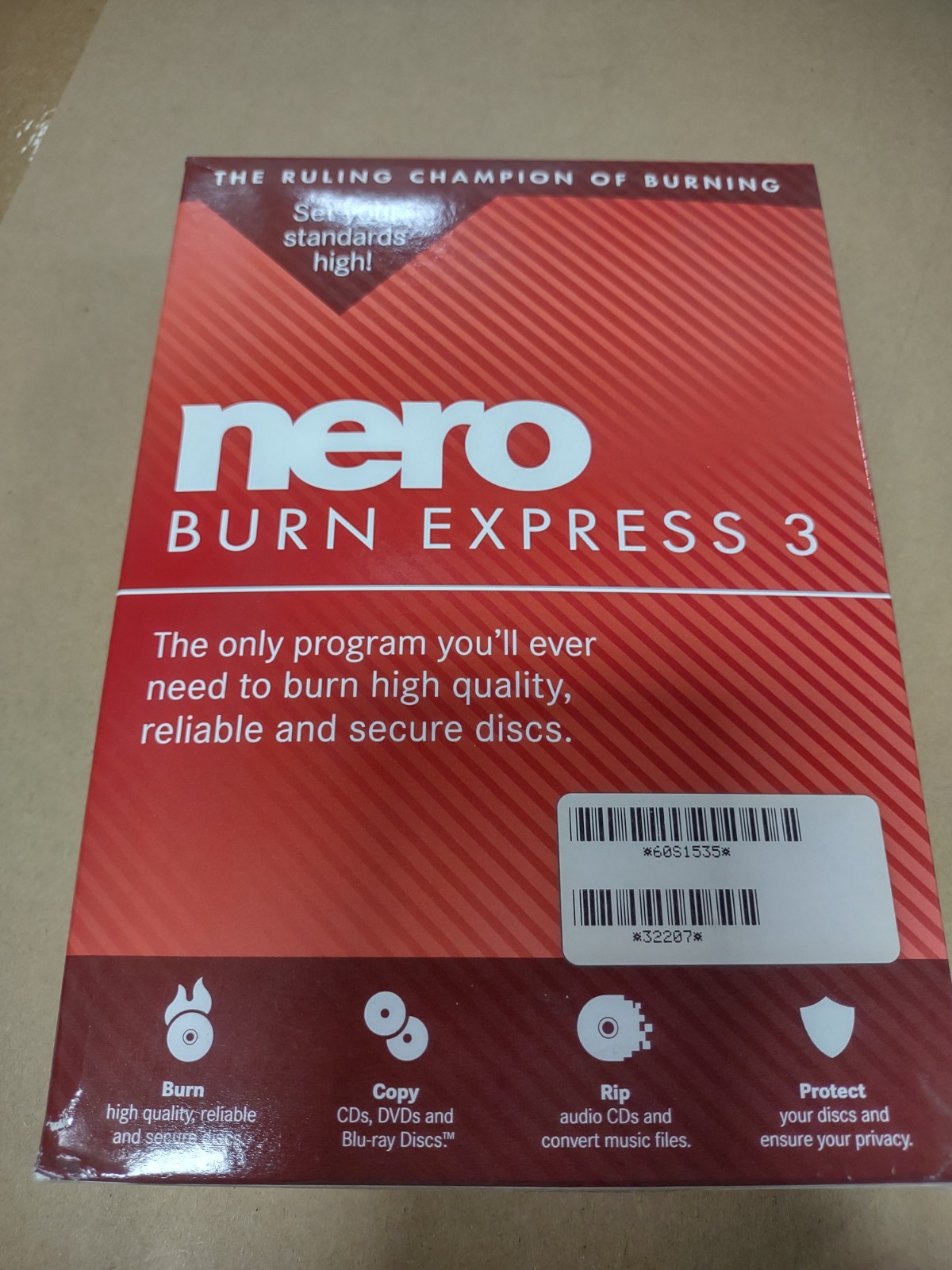 NERO BURN EXPRESS V 3.0, BI-LINGUAL, AMER-11440000/605