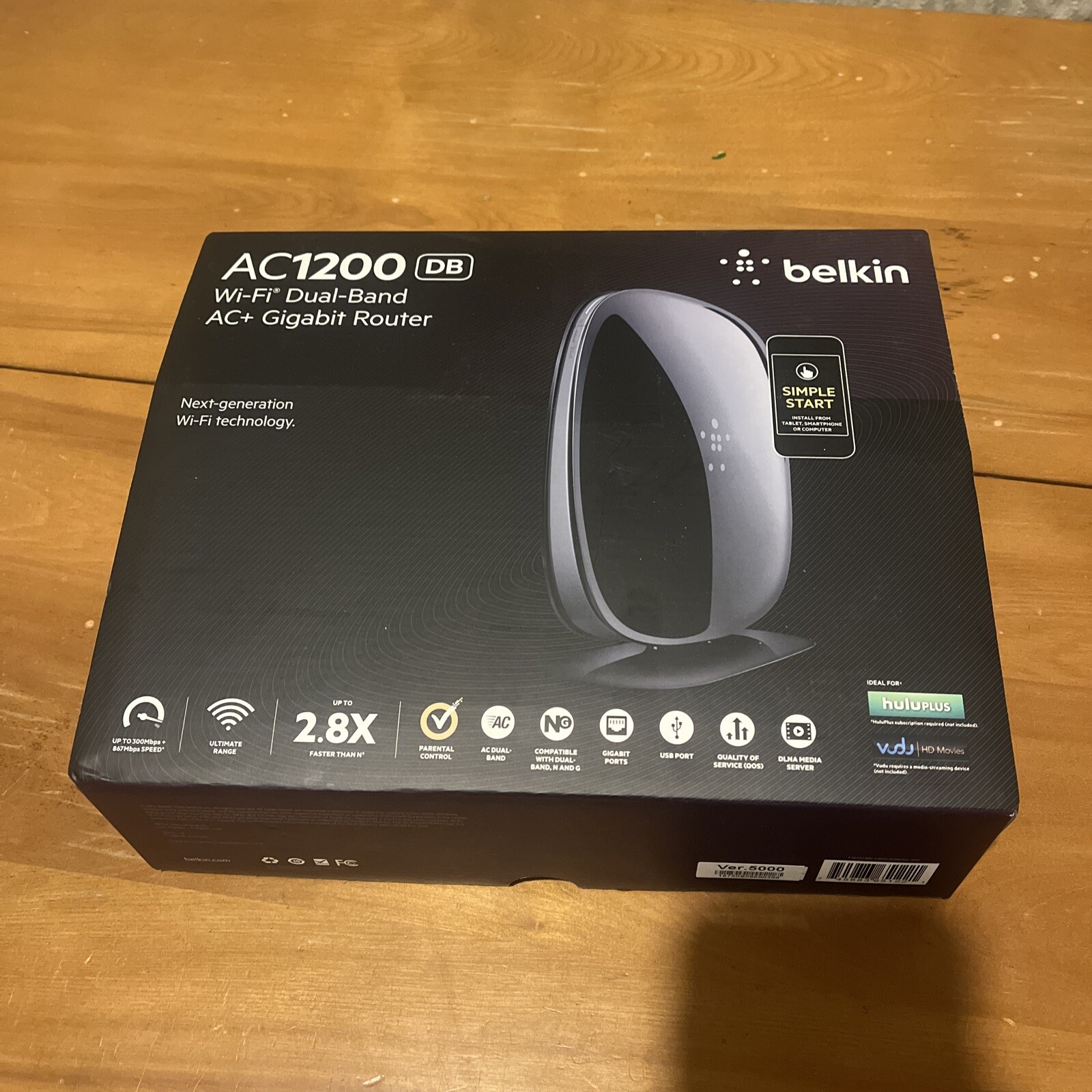 Belkin Model F9K1113V1 Dual-Band Wireless Gigabit Router Dual-Band AC1200 1200M