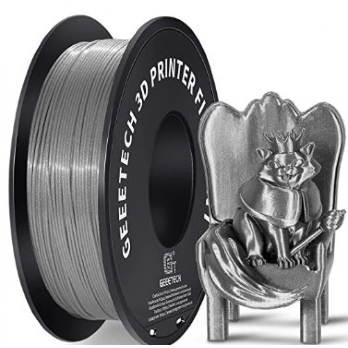 1KG 1.75mm Geeetech Sparkly Glitter PLA 3D Printer Filament Silver/Purple/Blue