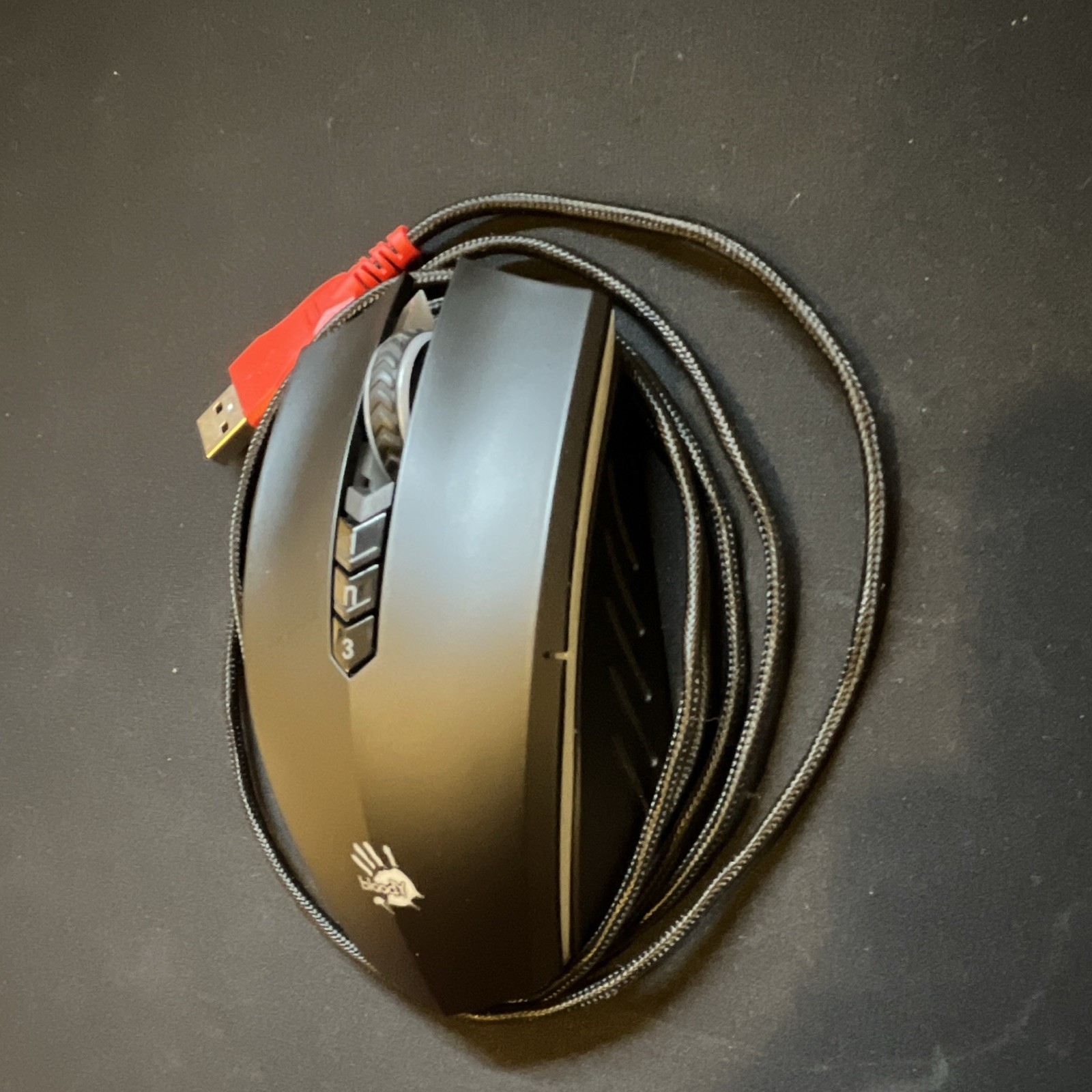 BARELY USED Bloody Light Strike A70x Wired USB Optical Gaming Mouse 4000 DPI