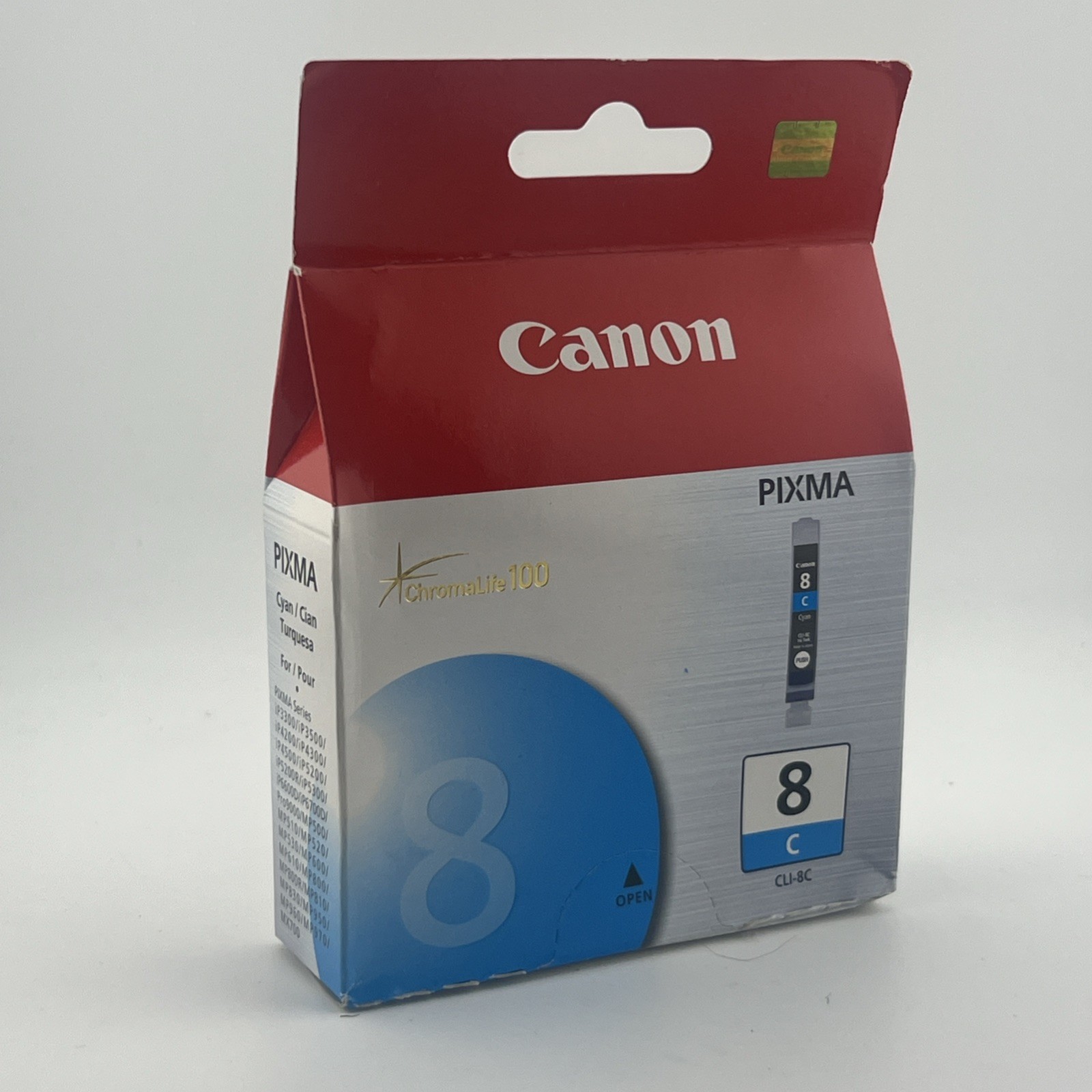 Canon Pixma 8 Ink Cartridge Cyan CLI-8C New In Box Chromalife 100 - Sealed