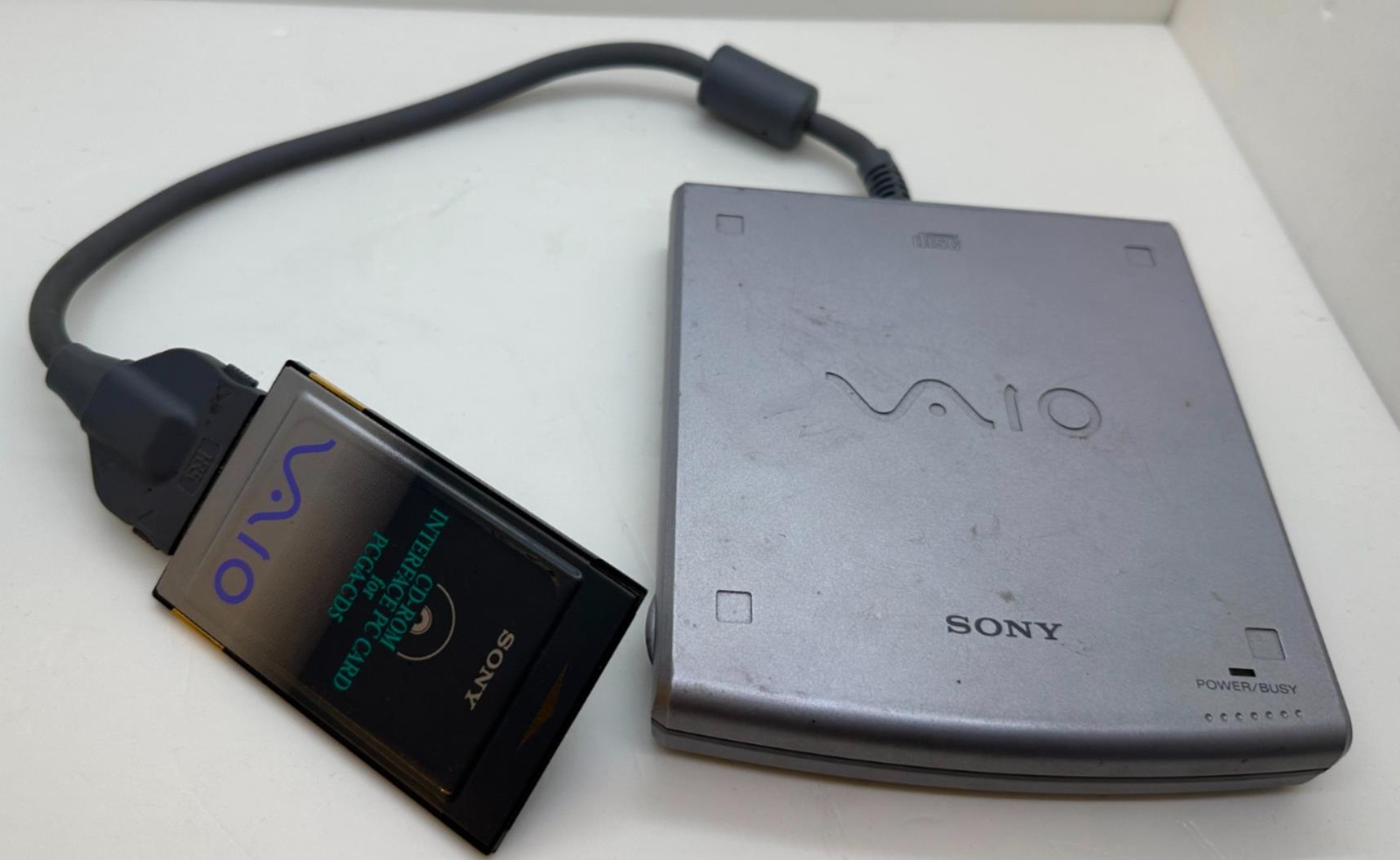 Sony VAIO External Portable CD-ROM Player PCGA-CD51 Untested