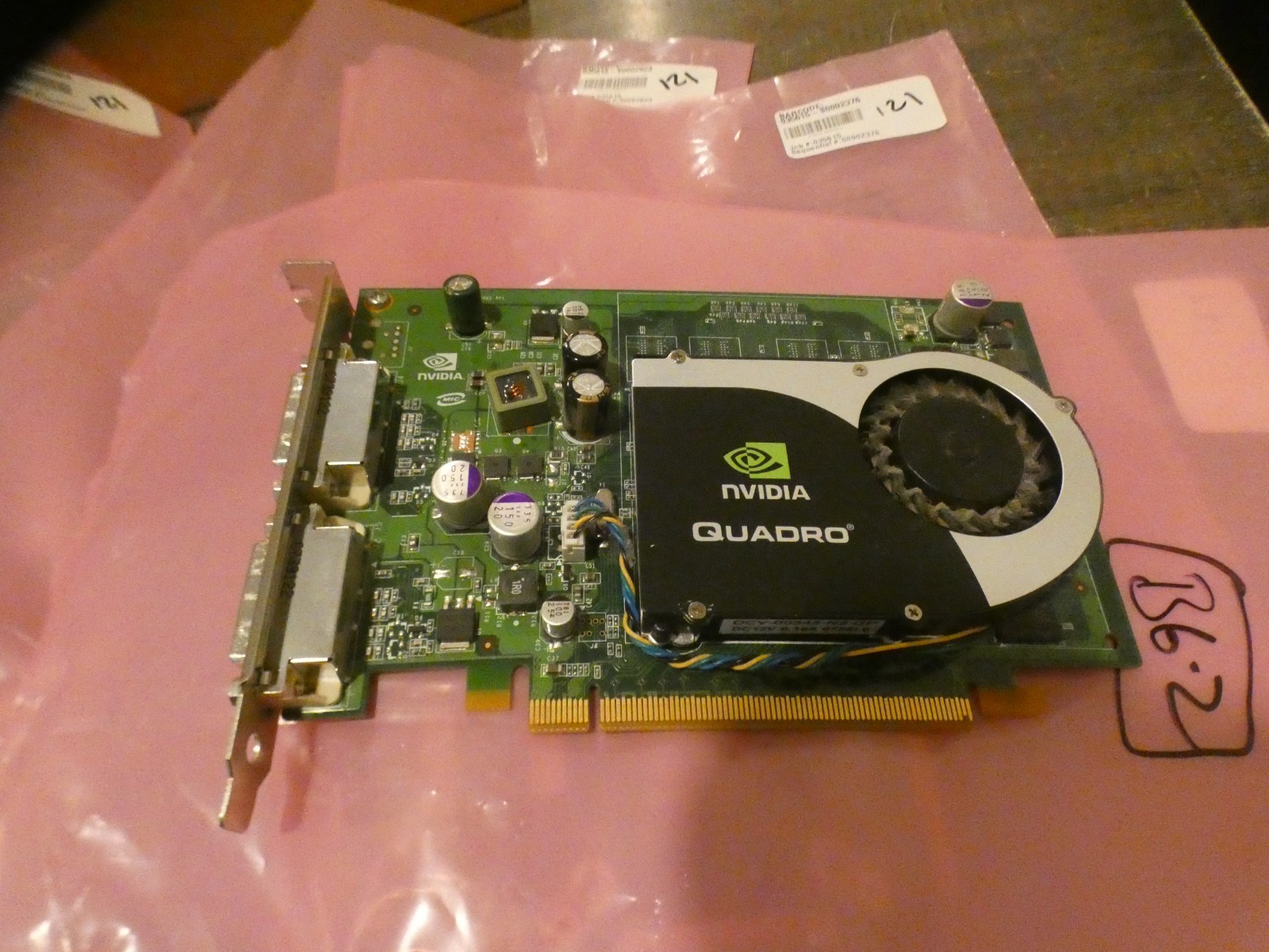 Nvidia Quadro FX 370 256MB DDR2 PCI DVi Express Video Graphics Cards Lot of 3