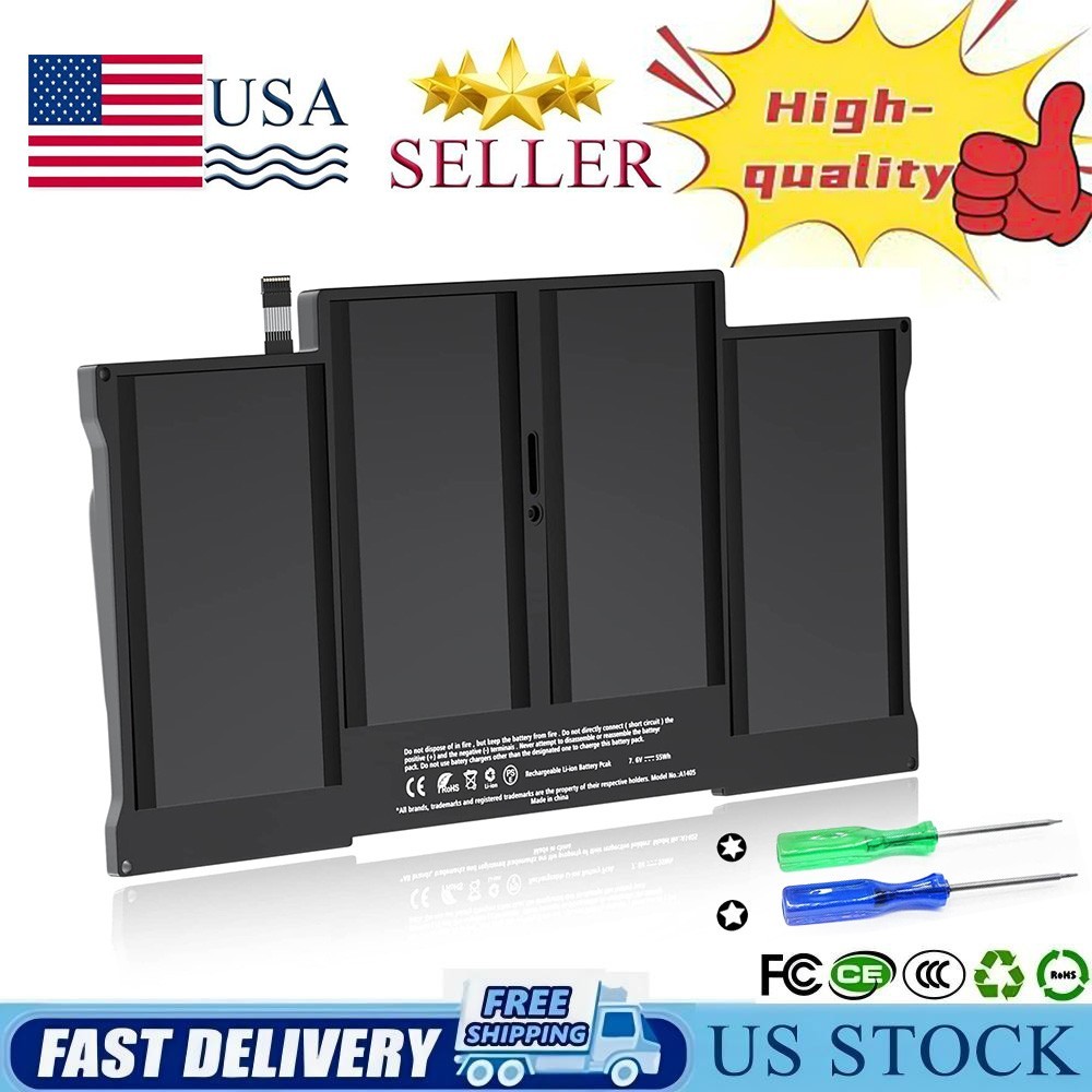 A1466 A1496 A1405 Replacement Battery for MacBook Air 13" 2017 Early 2015 2014