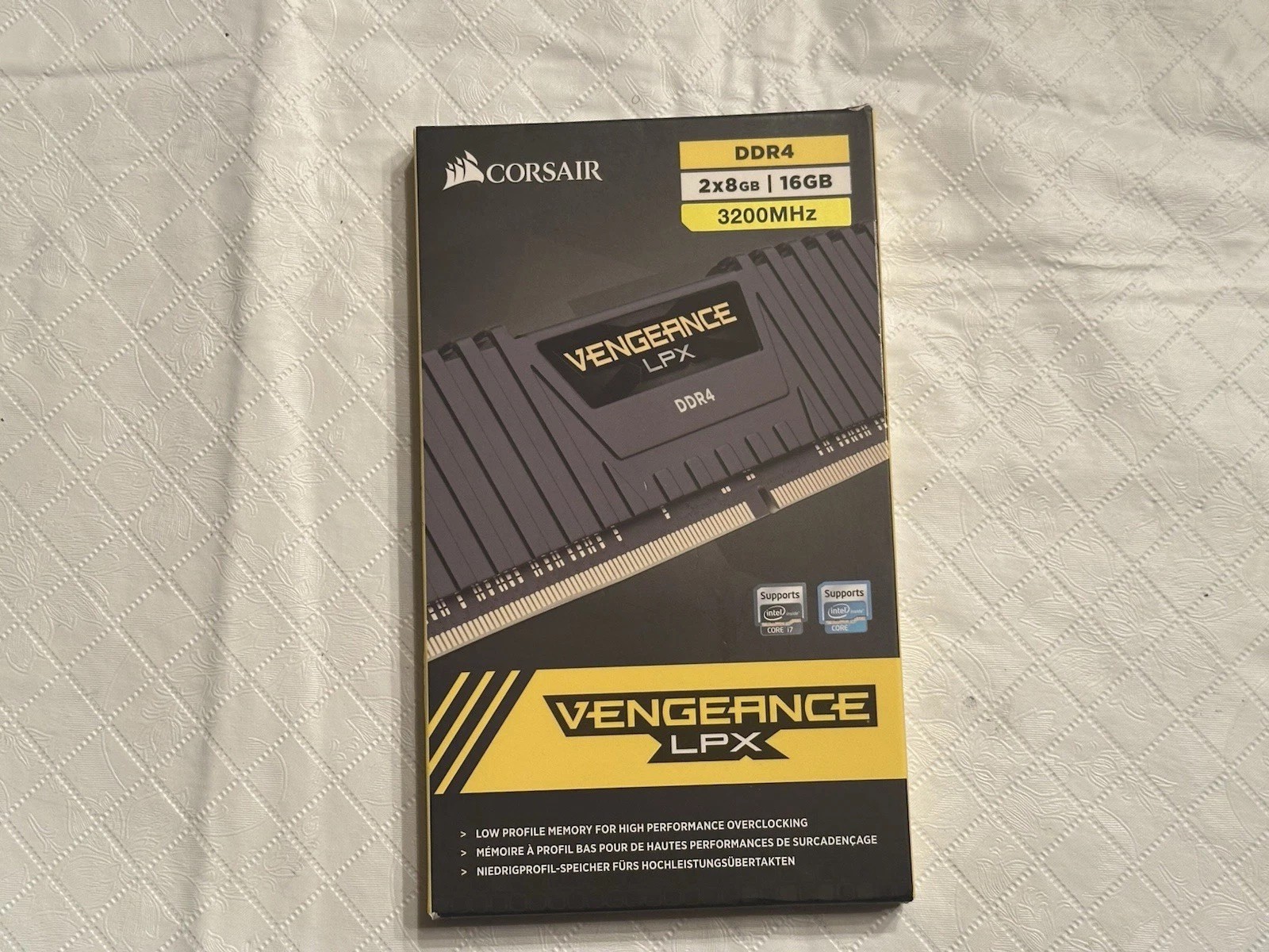 Corsair Vengeance LPX Desktop Memory 16GB (2x8GB) 3200MHz DDR4 C16 DIMM