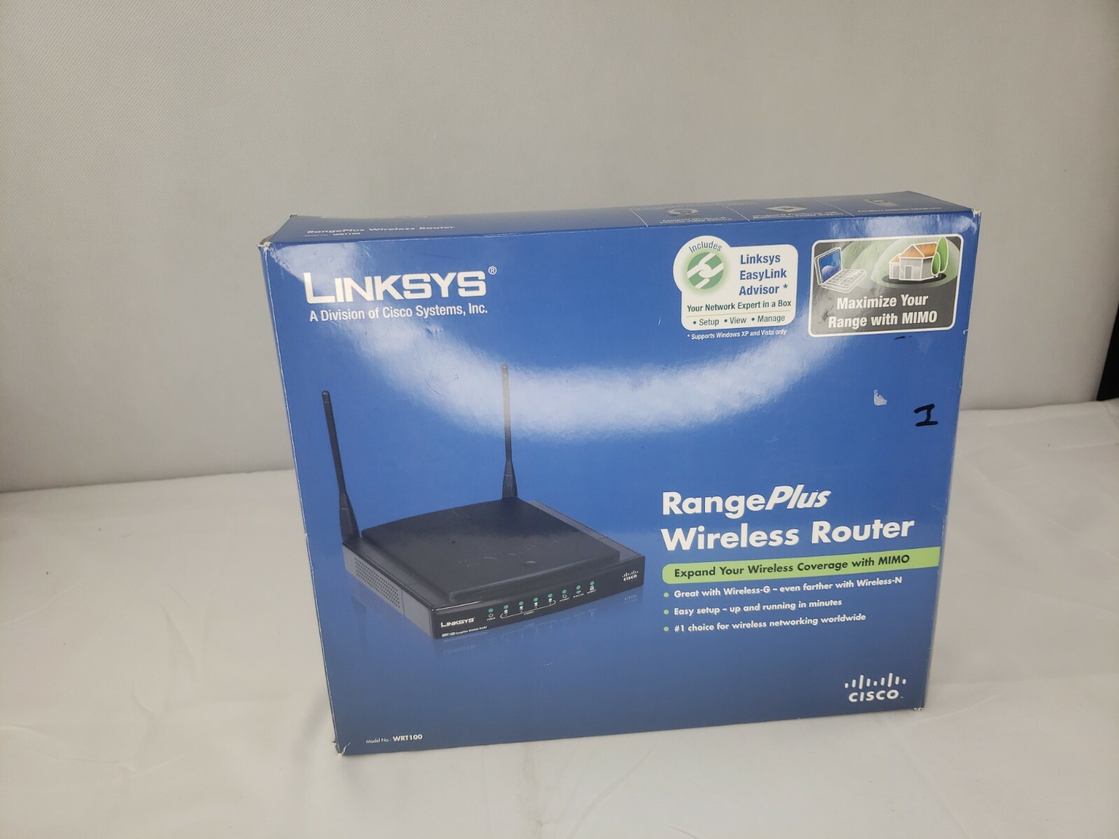 Linksys RangePlus Wireless Router- WRT100