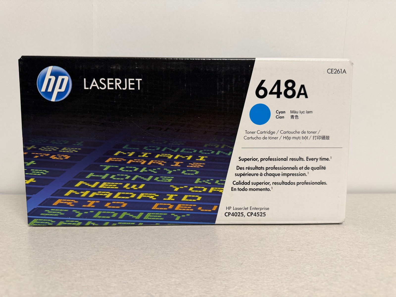HP 648A (CE261A) Cyan LaserJet Toner Cartridge