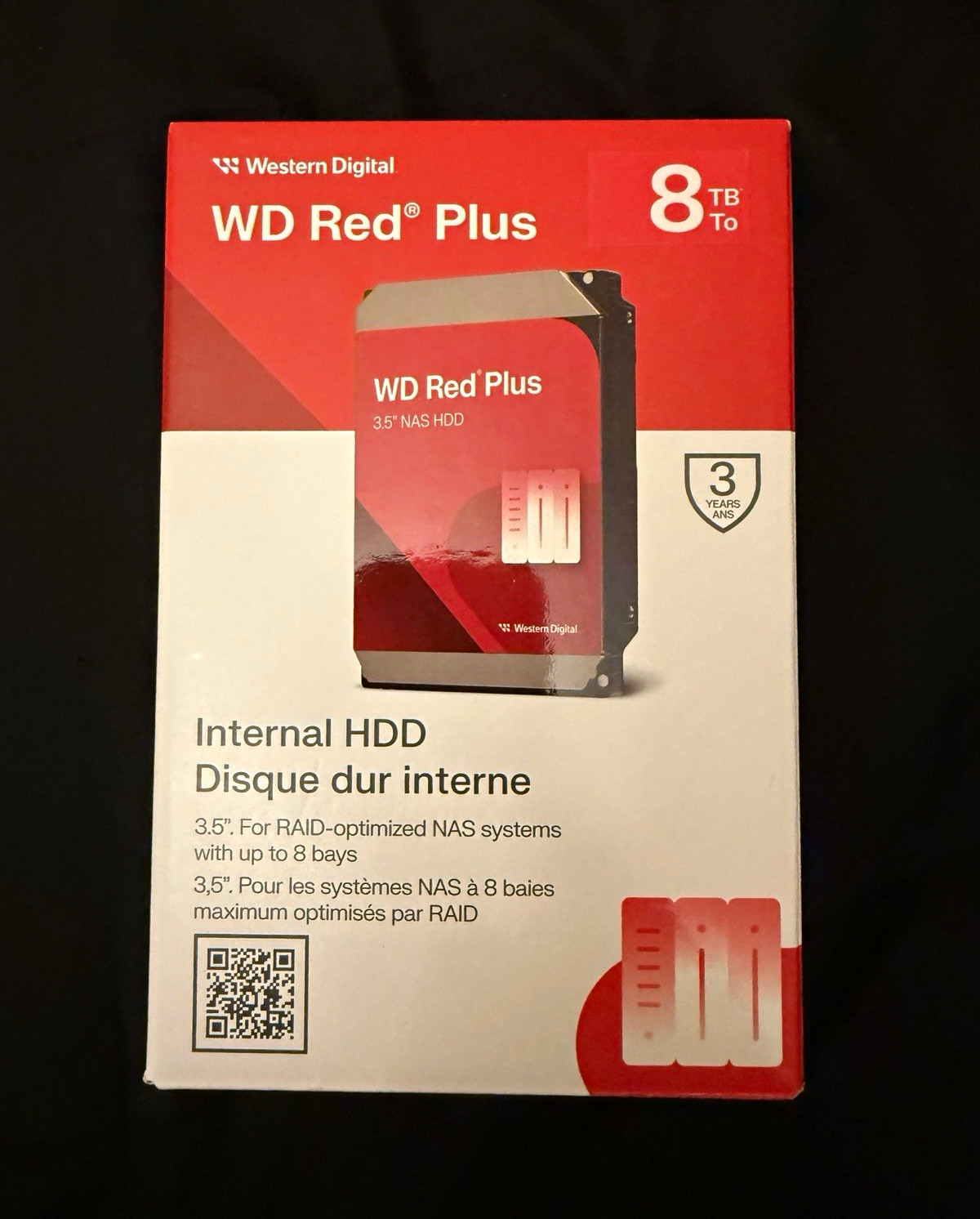 Western Digital WD Red Plus 8TB 3.5in SATA Internal HDD