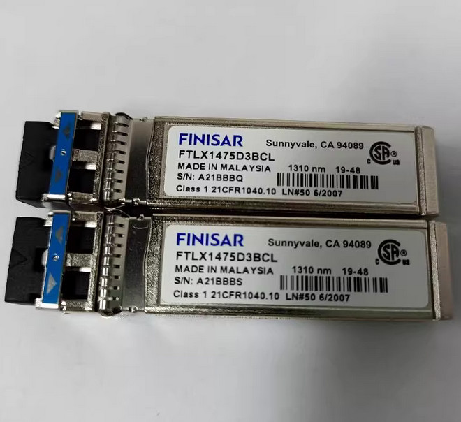 1Pcs Finisar FTLX1475D3BCL 10G 10km Single-Mode SFP+ Industrial Transceiver