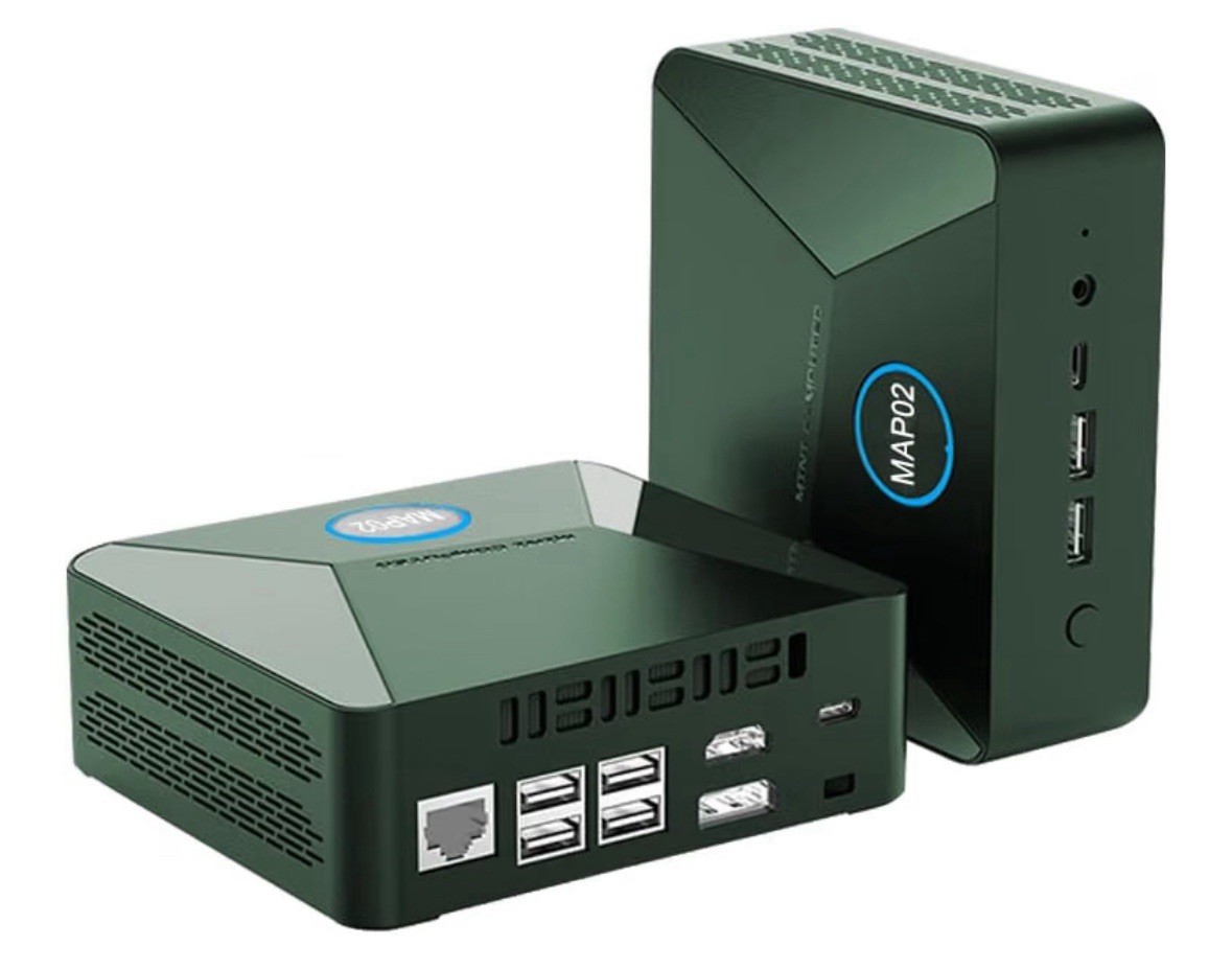 Mini PC, computer With Celeron N4500 4GB DDR4 128GB M.2SSD 4K UHD Triple Display