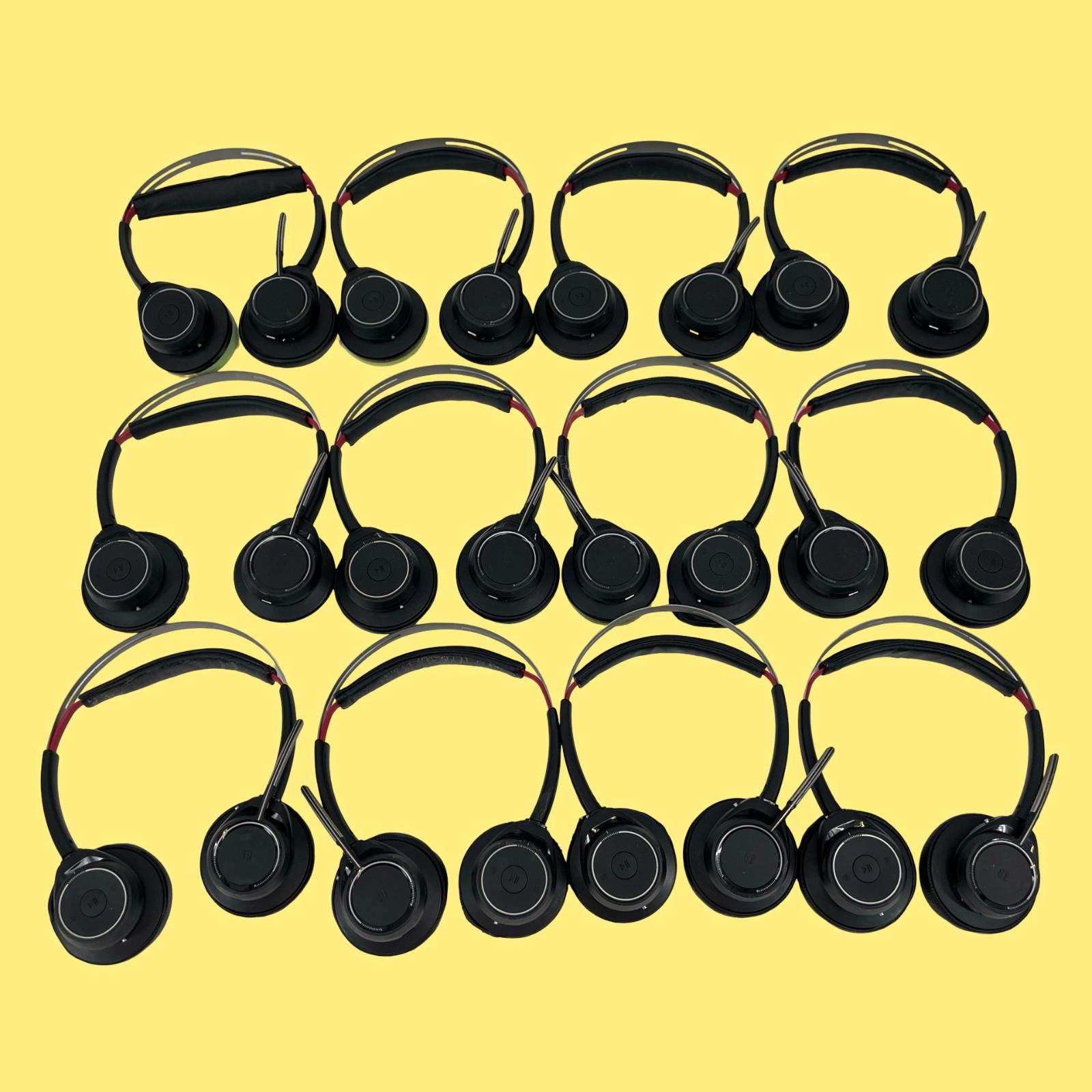 Lot of 12 Plantronics Voyager Focus UC B825 Headsets #5898 z38b2
