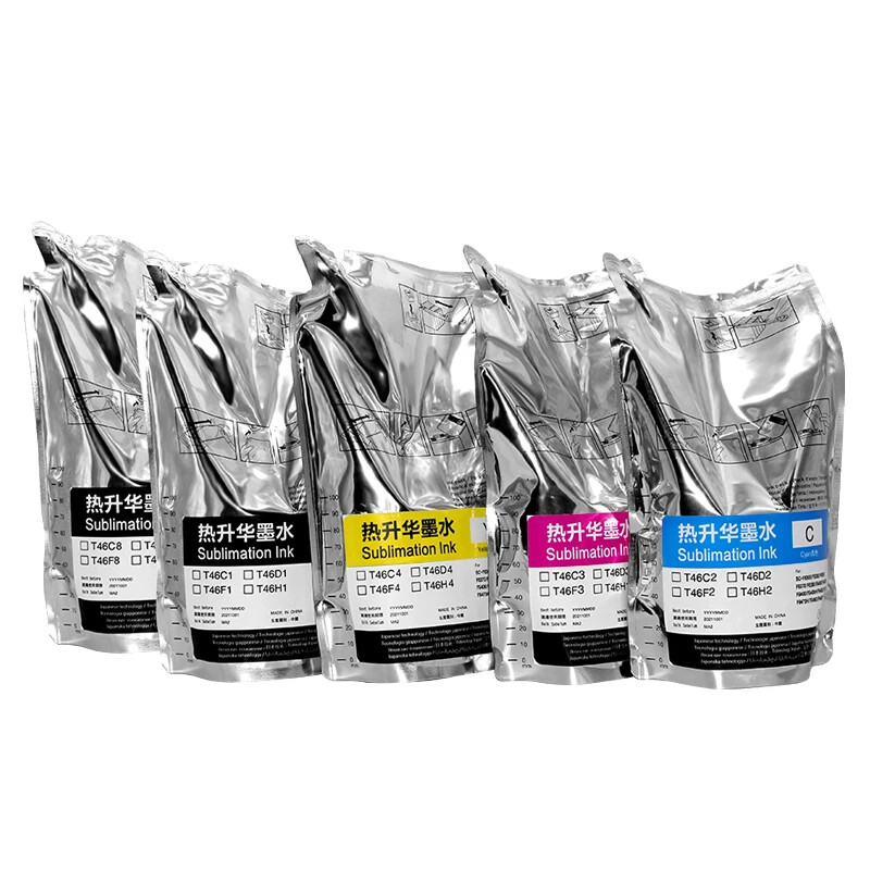 4PC 1100ml T46H Sublimation Ink bag With Chip For F6330 F6370 F6380 F9430 F9430h