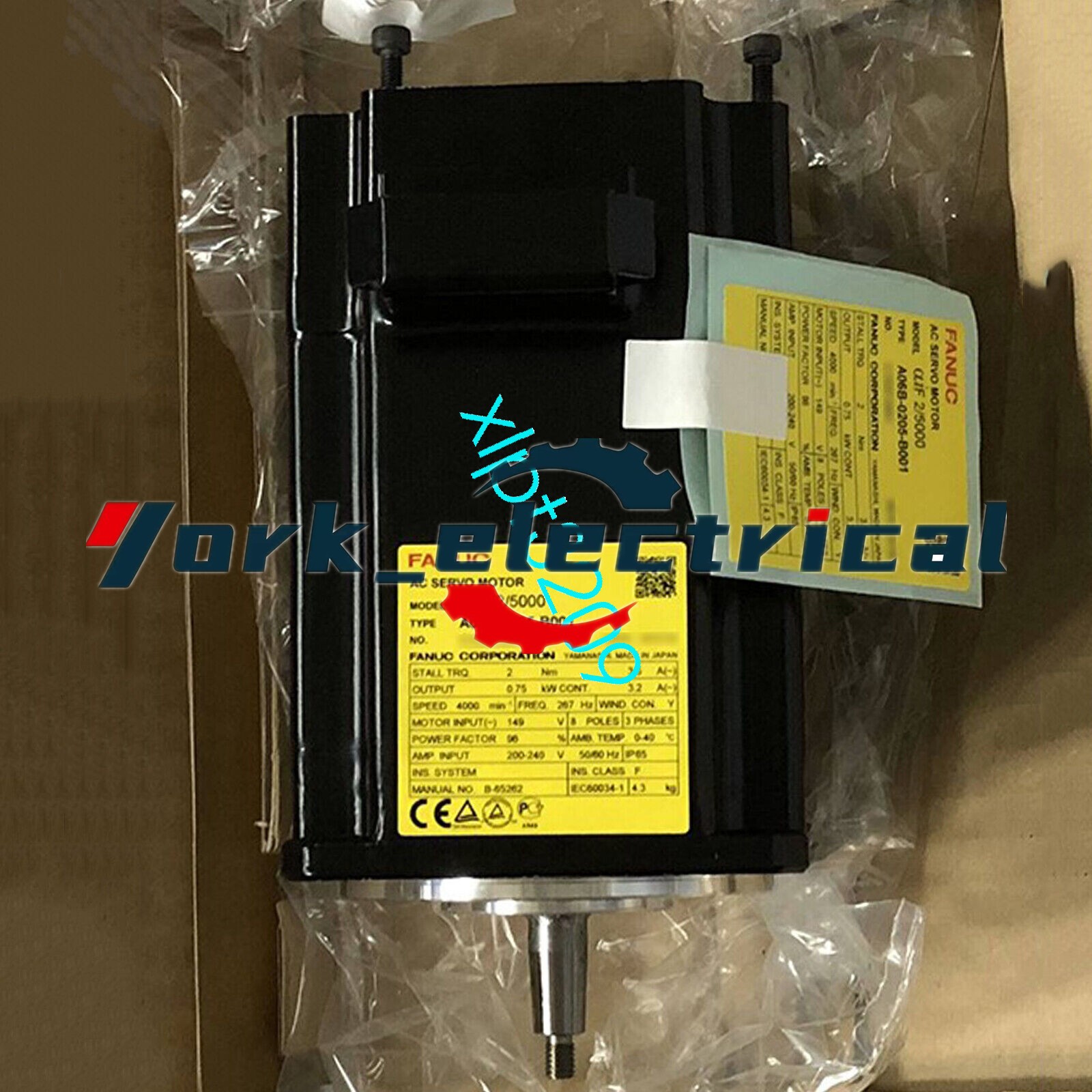 A06B-0205-B001 FANUC New servo motor FedEx or DHL