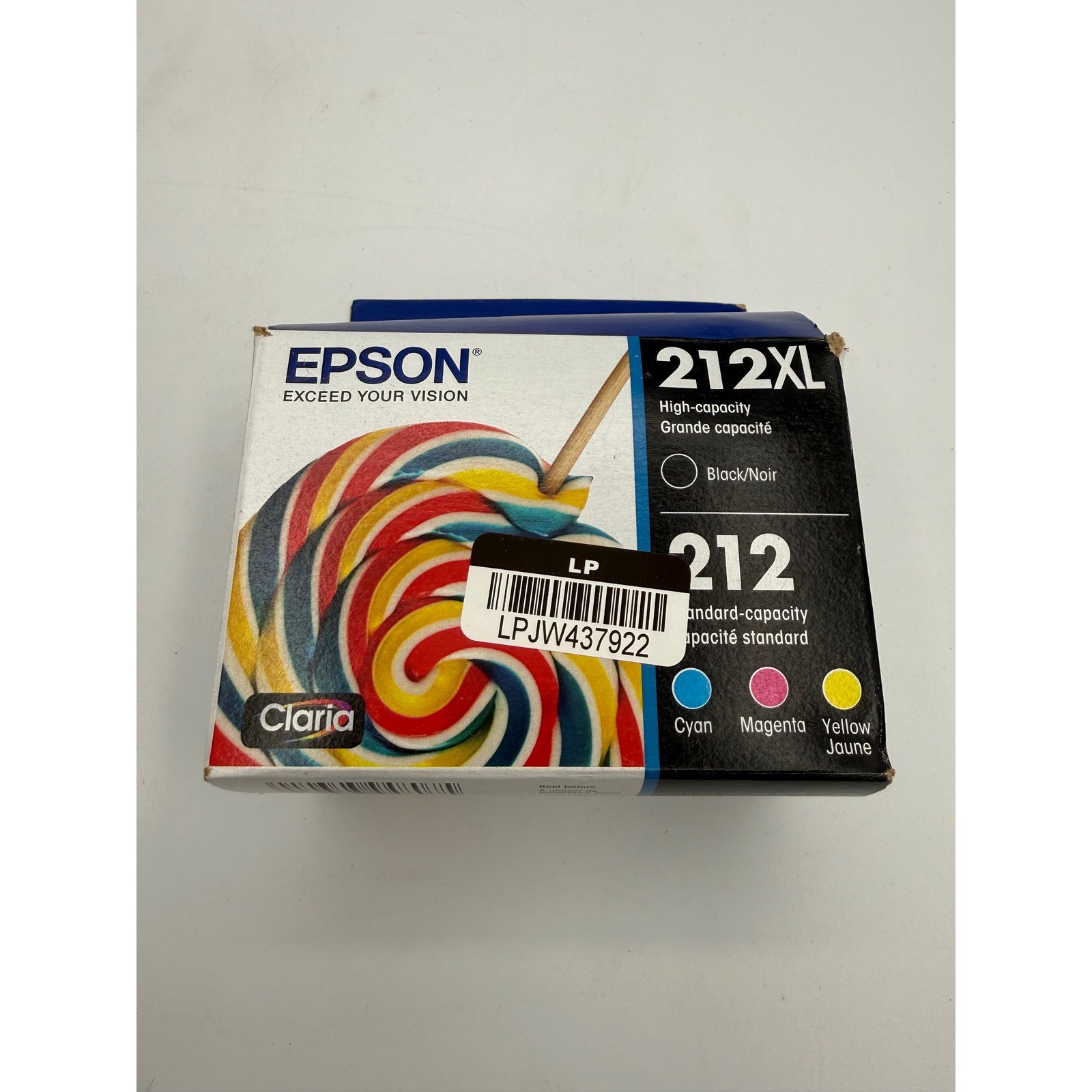 Epson 212XL 212 Ink Cartridges Multi-Pack Black Cyan Magenta Yellow T212XL-BCS