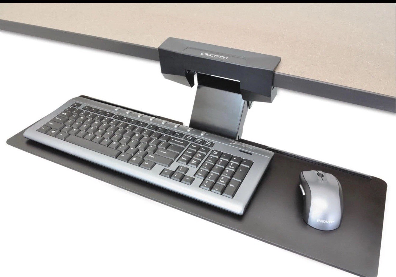 Ergotron 97-582-009 Neo-Flex Underdesk Keyboard Arm.