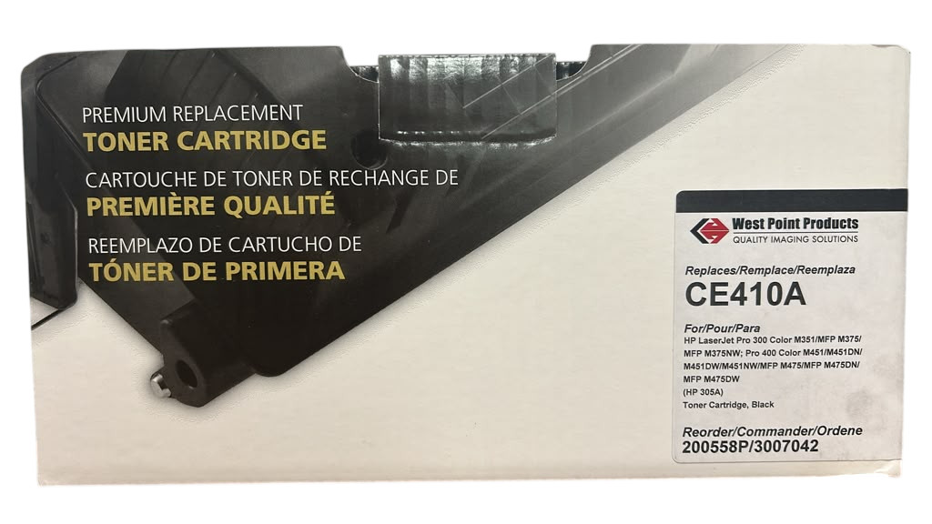 Compatible HP CE410A Black Toner Cartridge New
