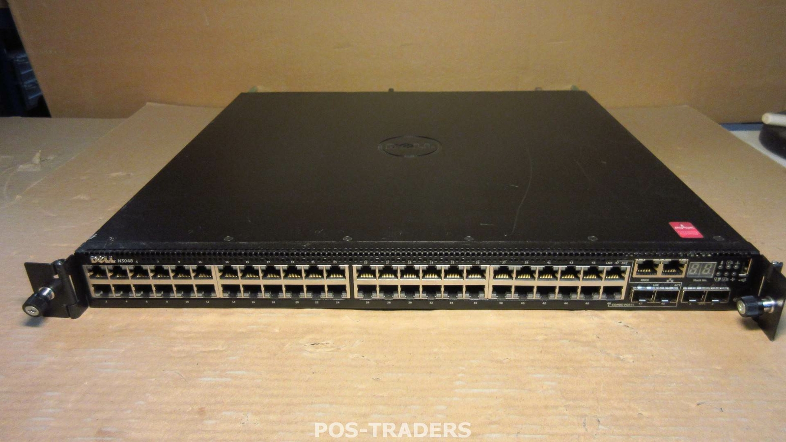 Dell N3048 - 48x 1GbE RJ45 Auto-Sensing 2x 10GbE SFP+ Ports Switch Single PSU