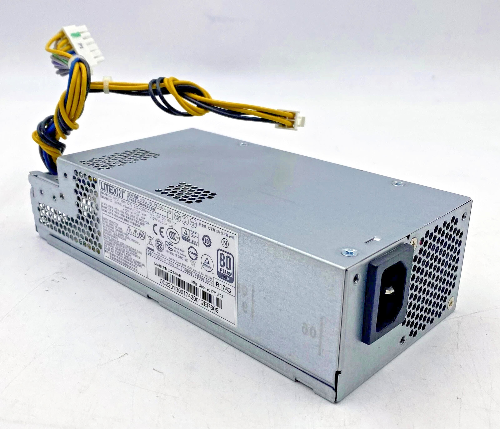 220W PC Power Supply for Veriton B630 X4630 X6630 D15-220N1A PS-3221-9AB 12+4pin
