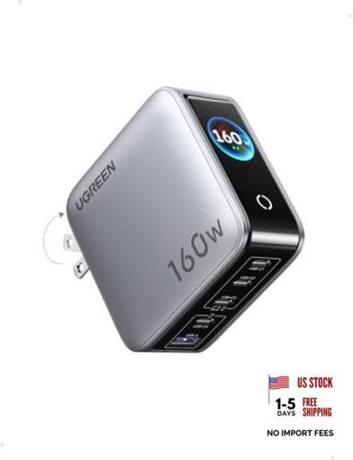 Nexode Pro Charger, 160W GaN 5-Port Fast USB C Wall Charger Block, Type-C
