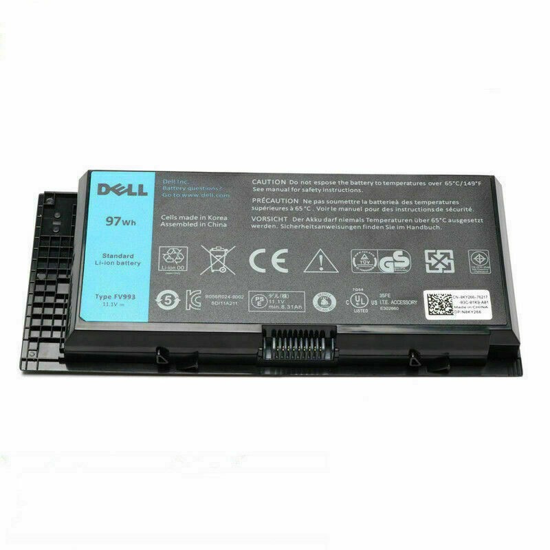 OEM Genuine M6600 Battery for Dell Precision M4600 M4700 M4800 M6700 Type FV993