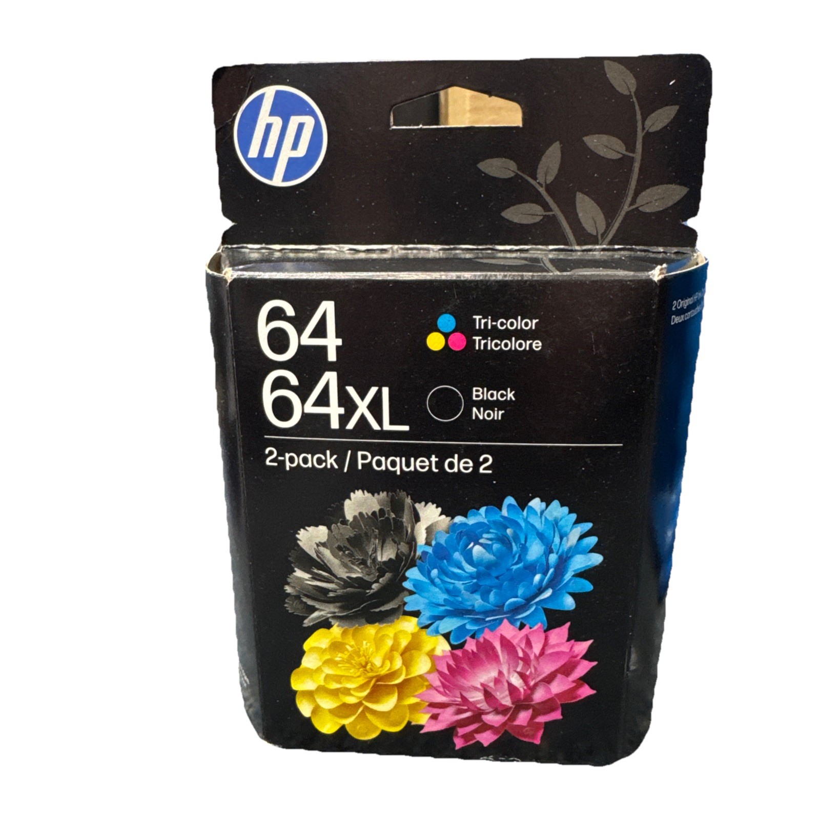 OEM HP 64 XL Black & 64 Tri-Color Ink Catridges 2 Pack Genuine Original