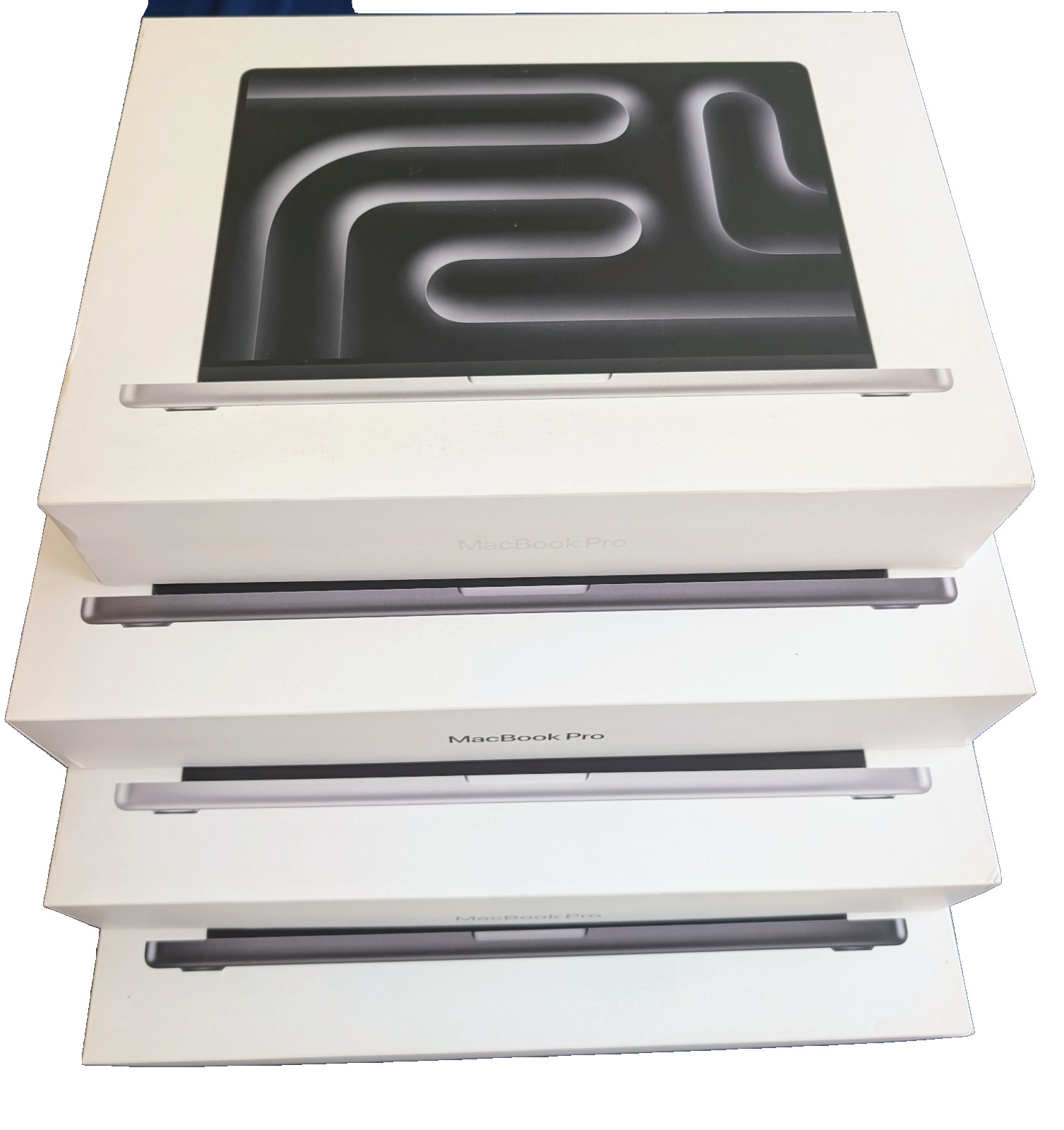 Lot of 7 EMPTY Apple MacBook Boxes Bundle - Pro 16", 14", Air - NO LAPTOPS