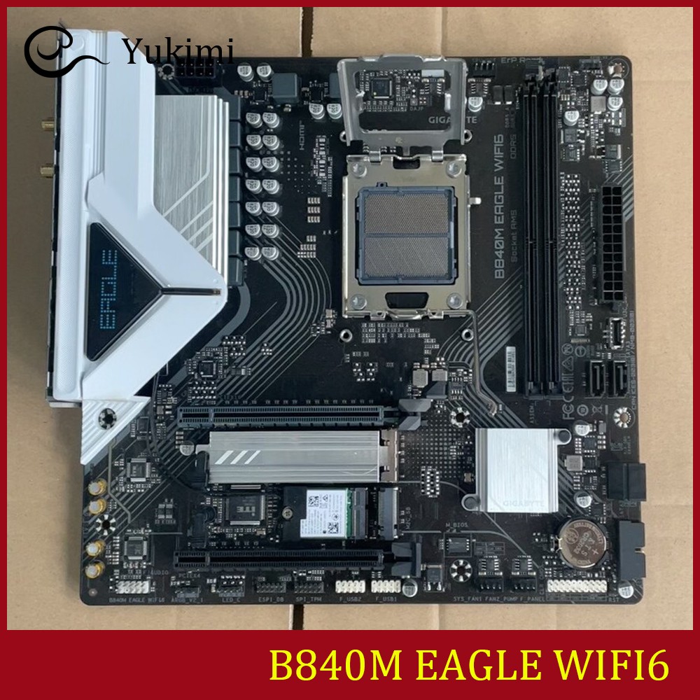 FOR GIGABYTE B840M EAGLE WIFI6 DDR5*2 128GB AMD AM5 Micro ATX Ｍotherboard Test