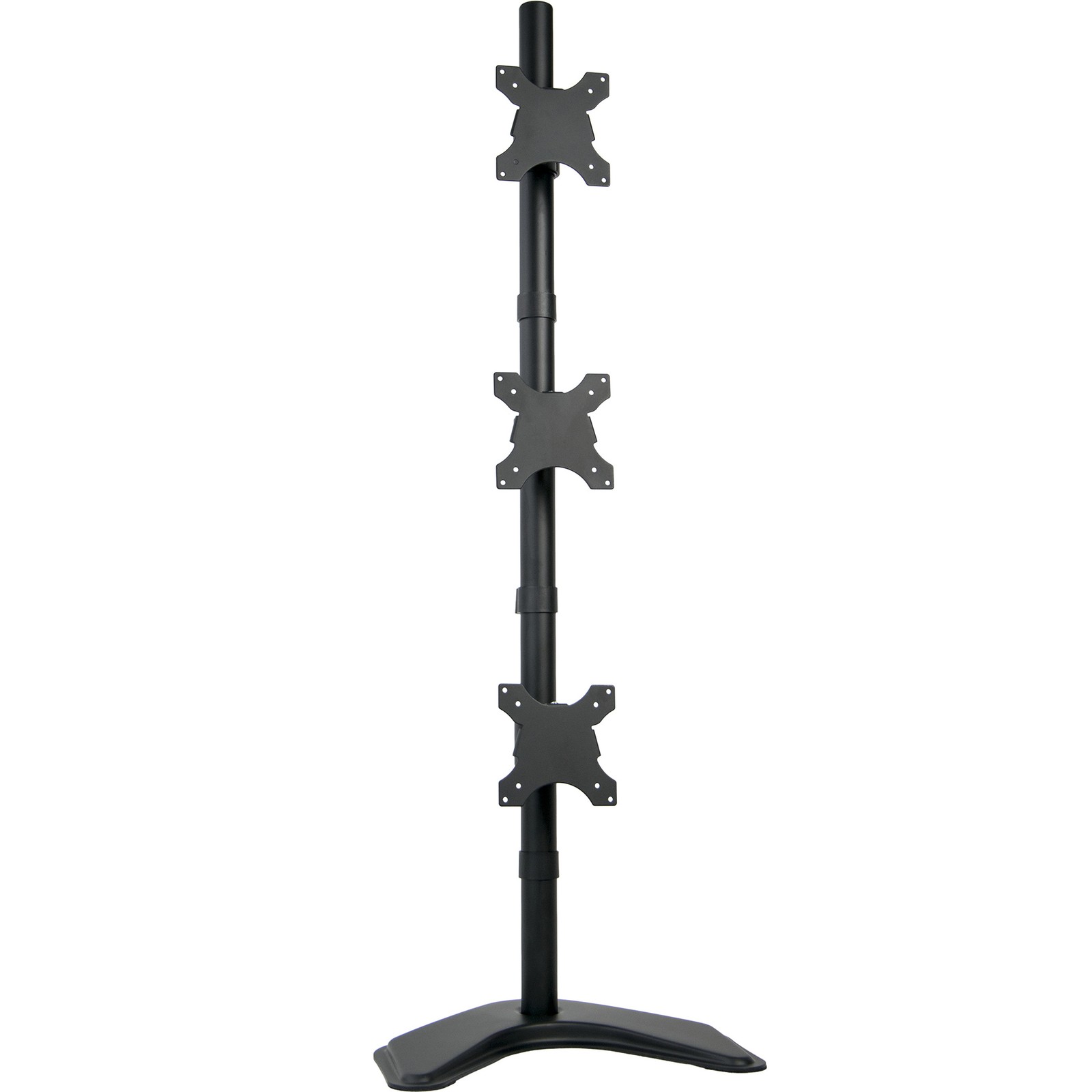 VIVO Triple Monitor Desk Stand/Mount Free Standing Vertical 3 Screens up to 27"