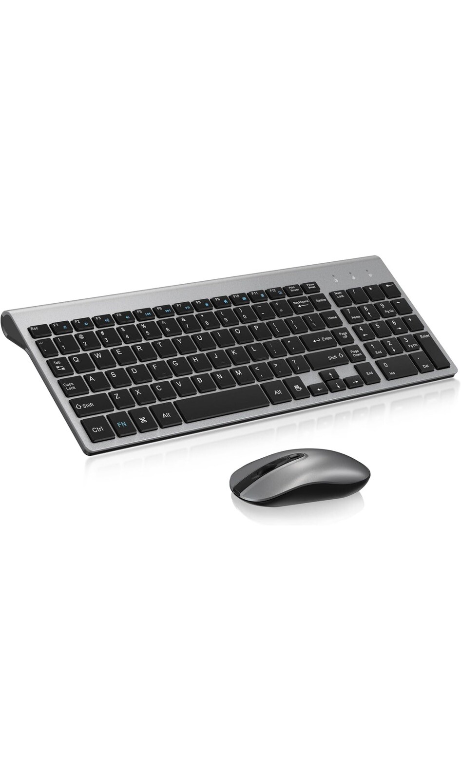 Seenda WGJP-031B Wireless Keyboard and Mouse Combo - Space Gray