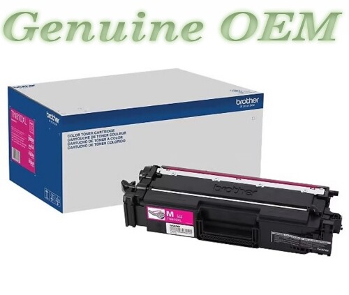 TN-810XLM/TN810XLM Original OEM Brother Toner Cartridge, Magenta High Yield