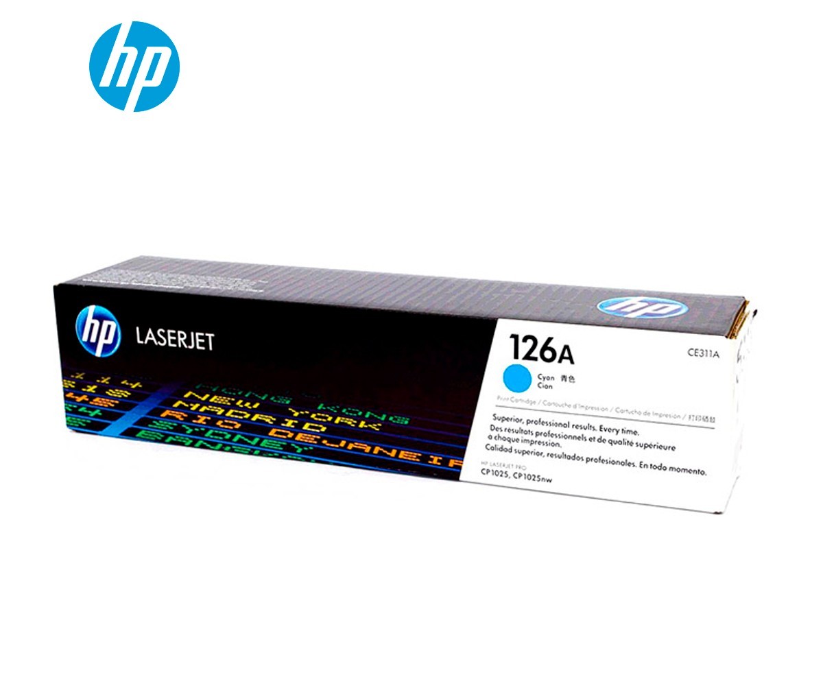 Genuine HP 126A (CE311A) Cyan LaserJet Toner Cartridge, OEM Original -New SEALED