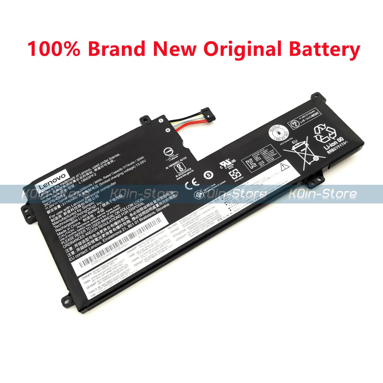 Genuine L18M3PF2 L18C3PF2 L18L3PF1 Battery for Lenovo Ideapad L340-17IWL L340-15