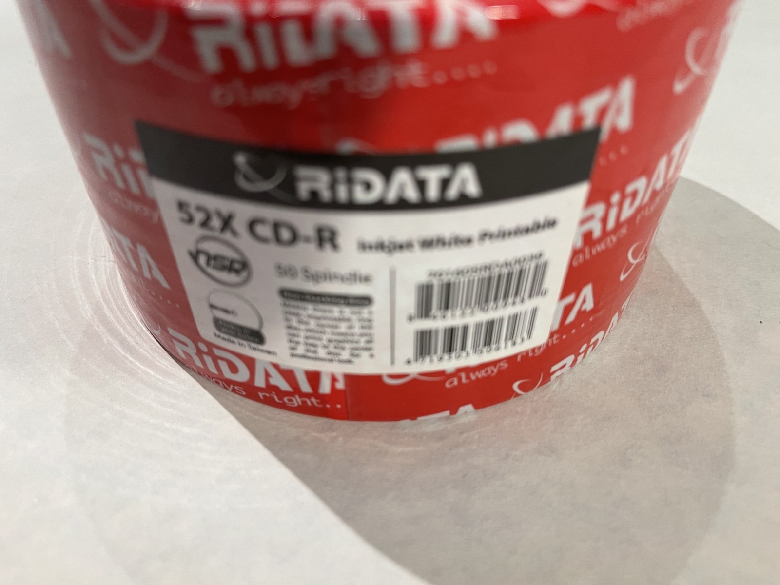 RIDATA CD-R 52X new 50 spindle